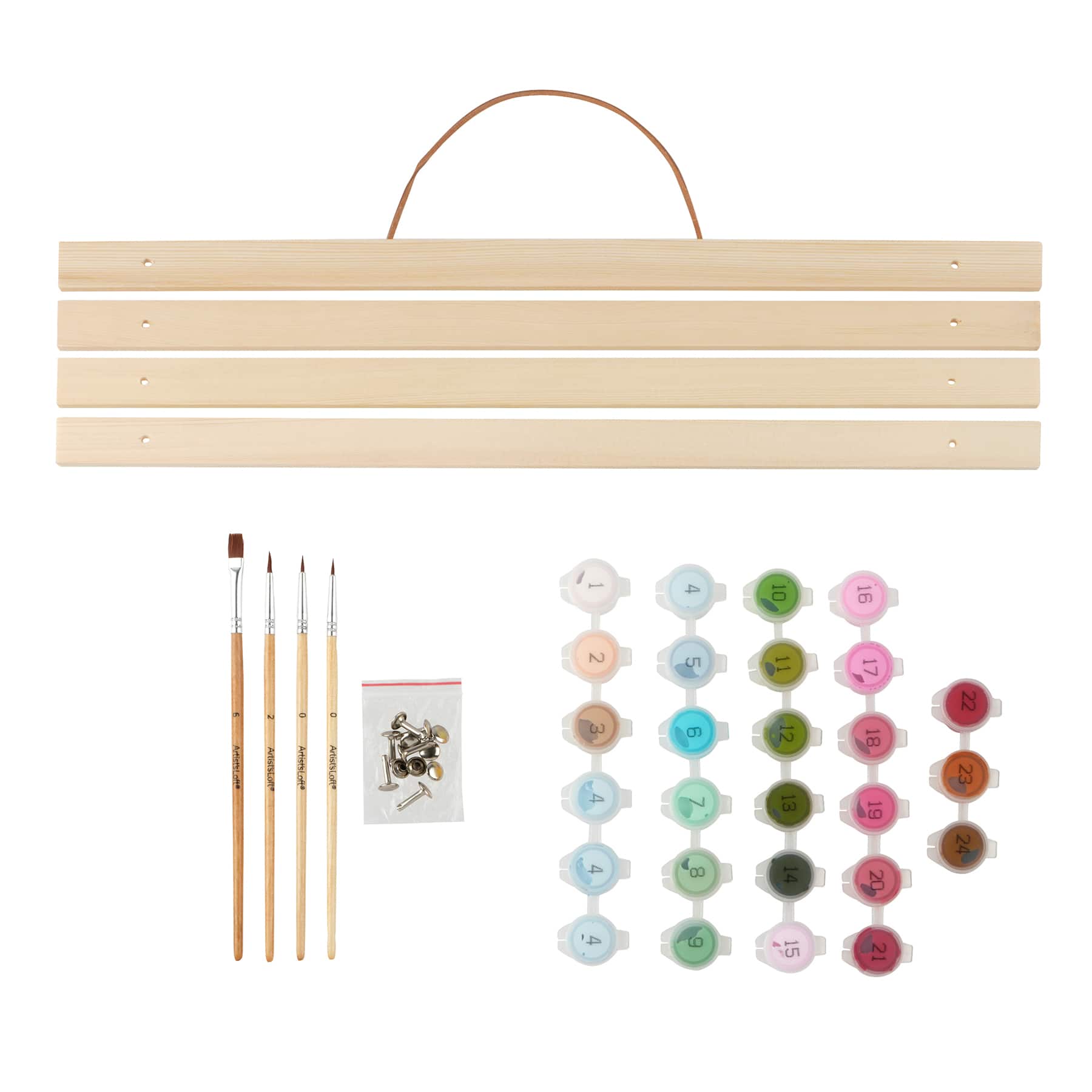 16&#x22; x 20&#x22; Christmas Ornaments Paint-by-Number Kit by Artist&#x27;s Loft&#x2122;