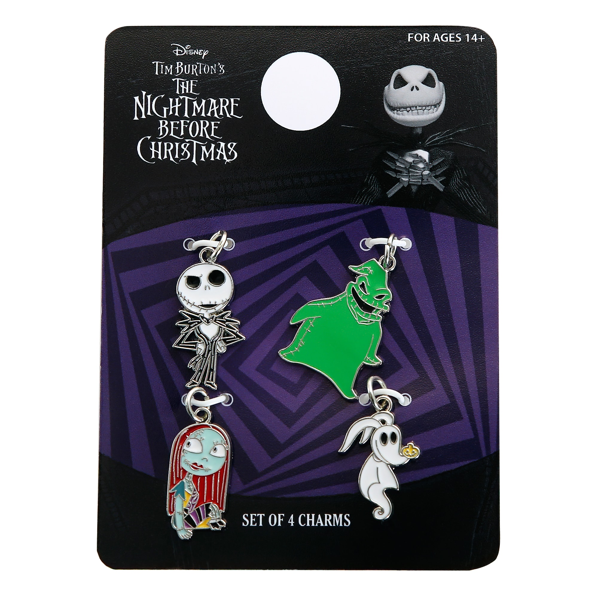 Disney® Nightmare Before Christmas Silver Enamel Charm Set