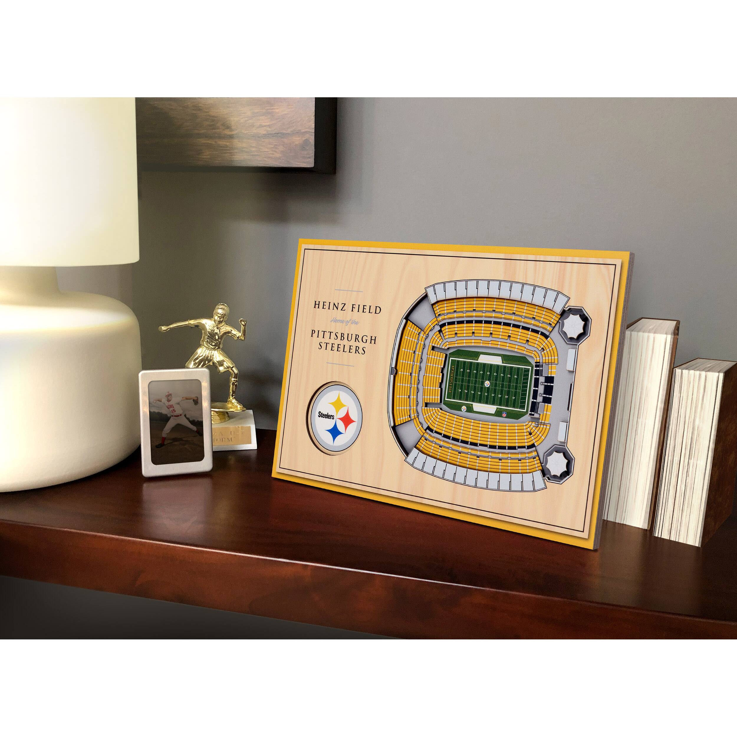 Officially Licensed NFL Pittsburgh Steelers Cardboard 3D Football