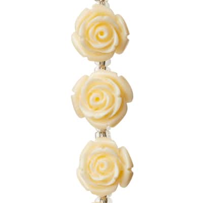 Stone Composite Flower Beads, 14mm by Bead Landing™ image