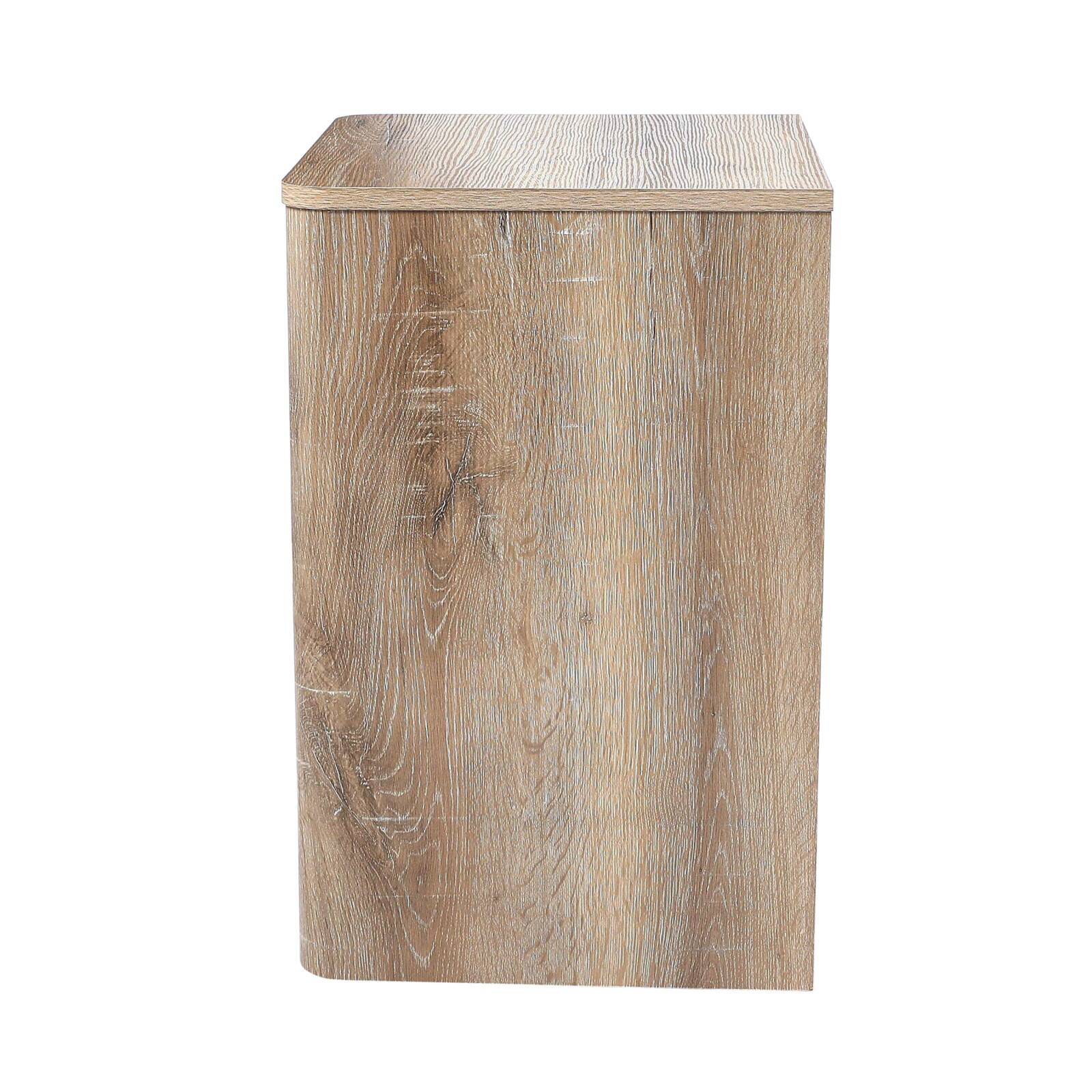 Hello Honey® Coastal Oak End Table with Storage