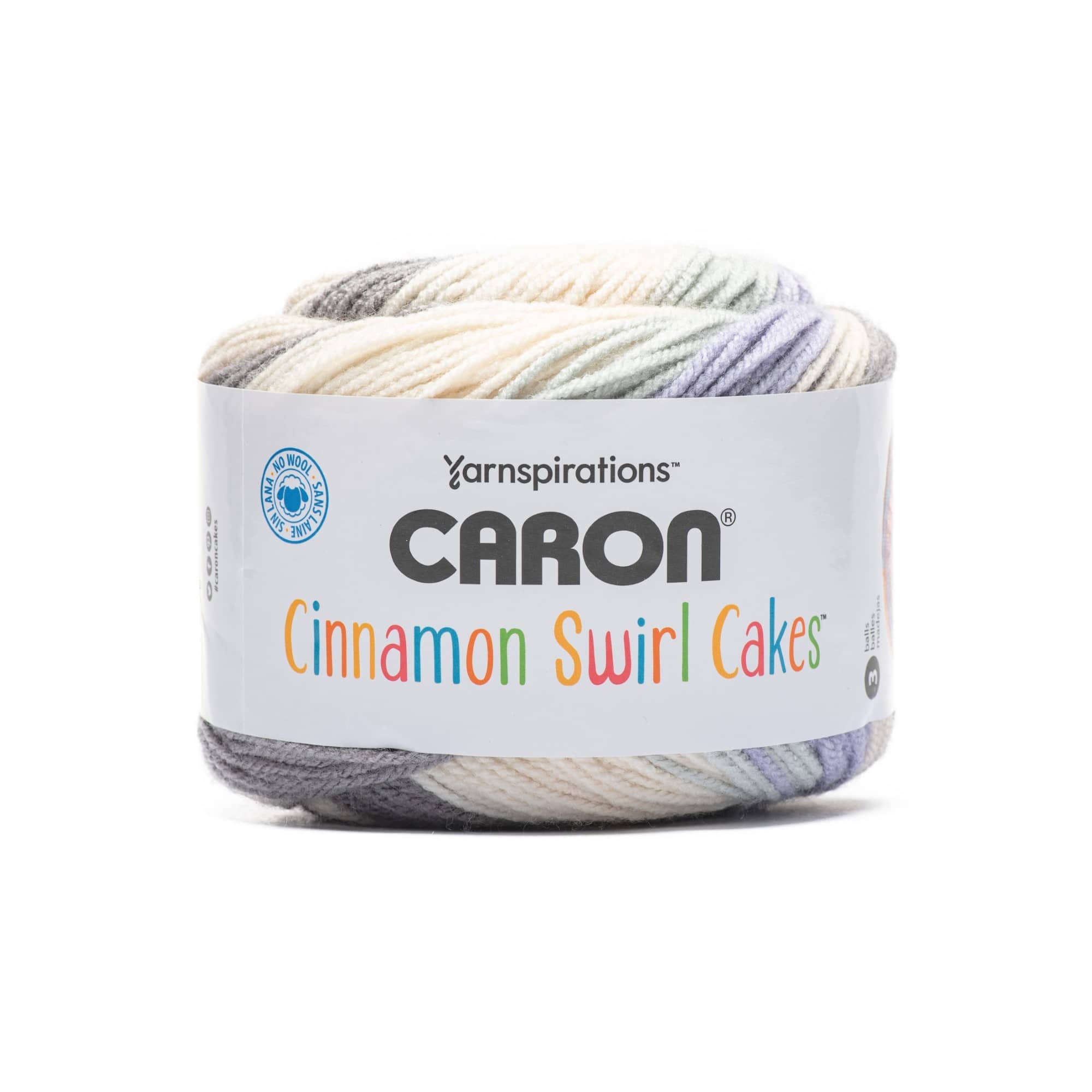 Caron Cinnamon Swirl Cakes Crochet Yarn in Marble | Size: 454g/16oz | Pattern: Crochet | by Yarnspirations