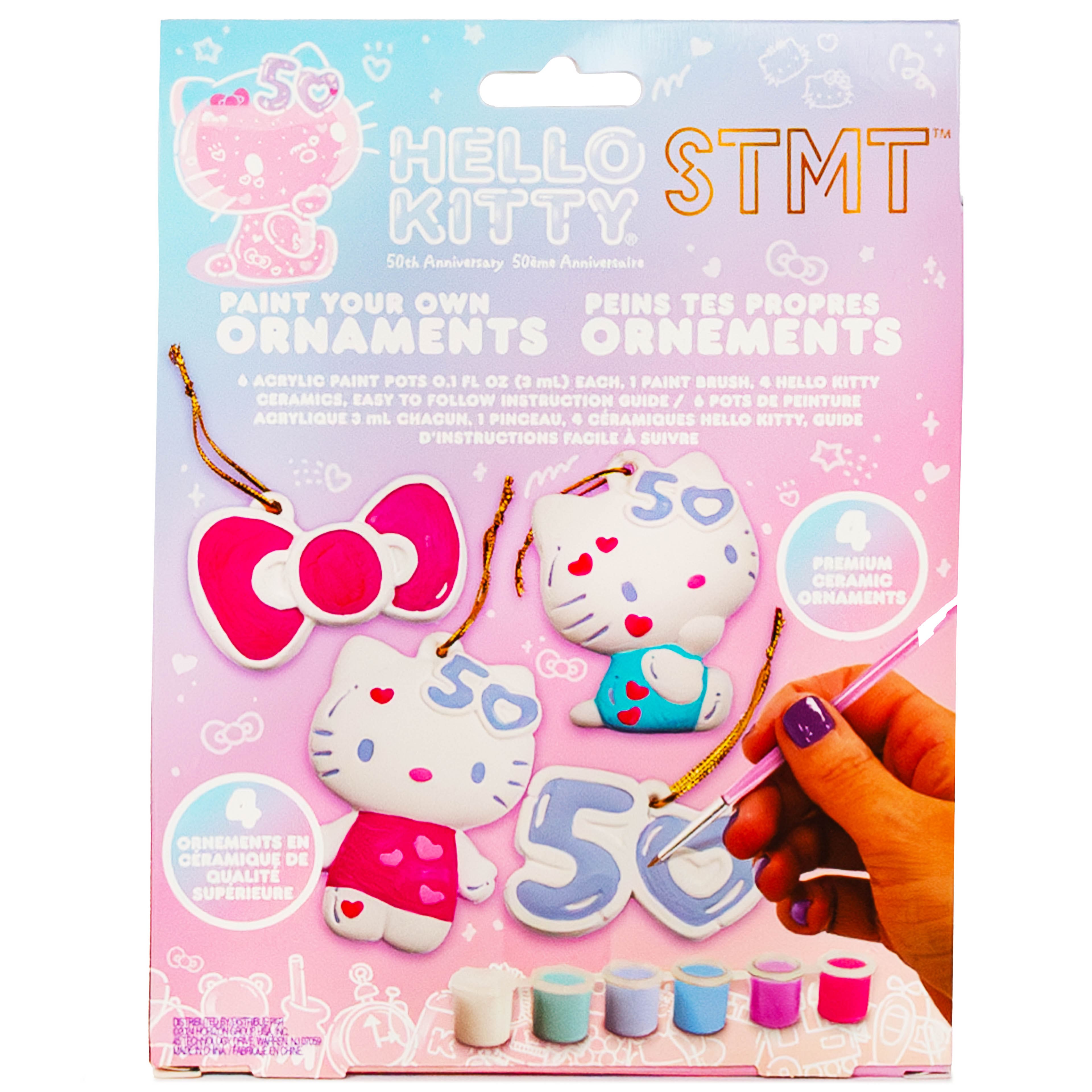 STMT&#xAE; Hello Kitty&#xAE; 50th Anniversary Paint Your Own Ornament Kit