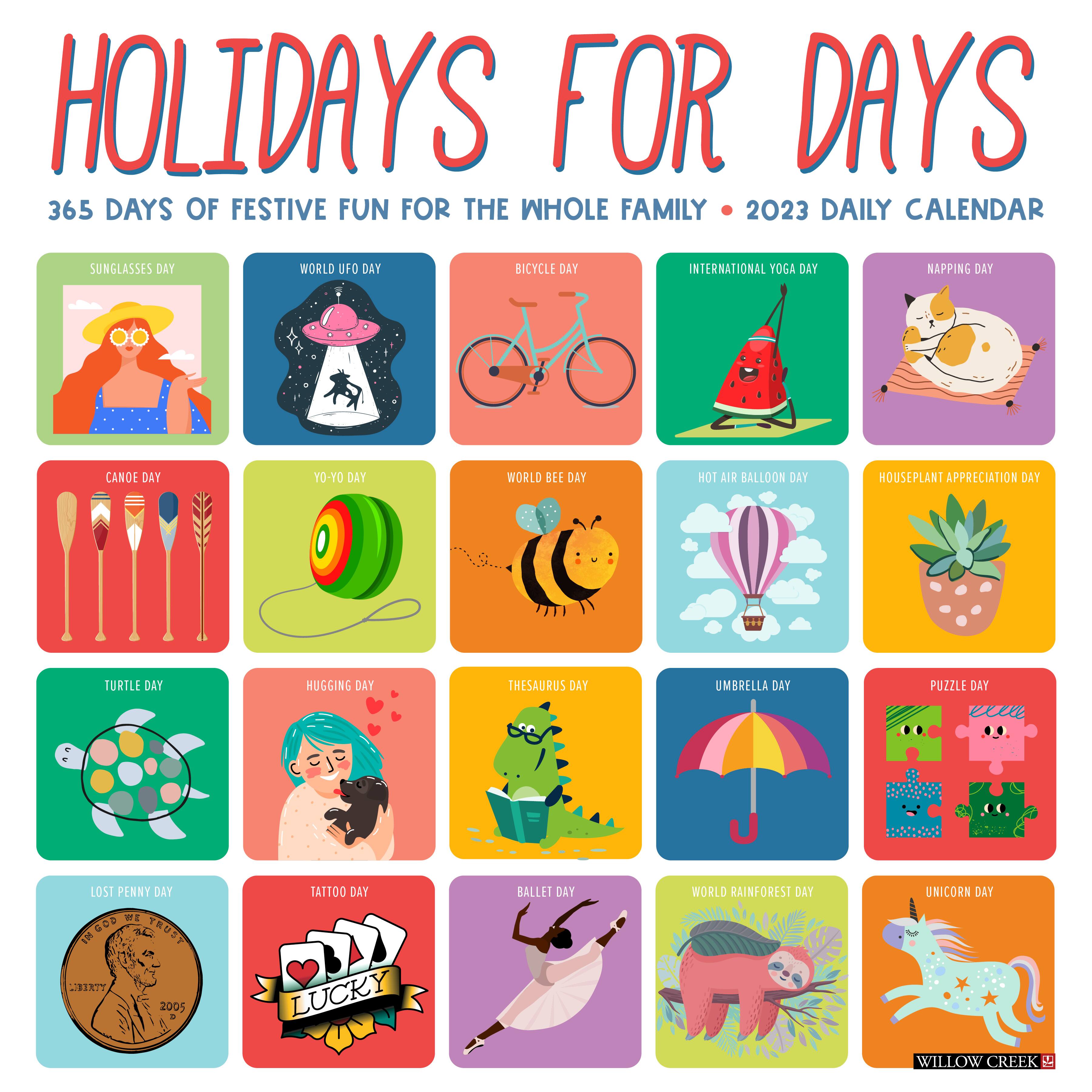 2023 Holidays for Days Wall Calendar | Michaels