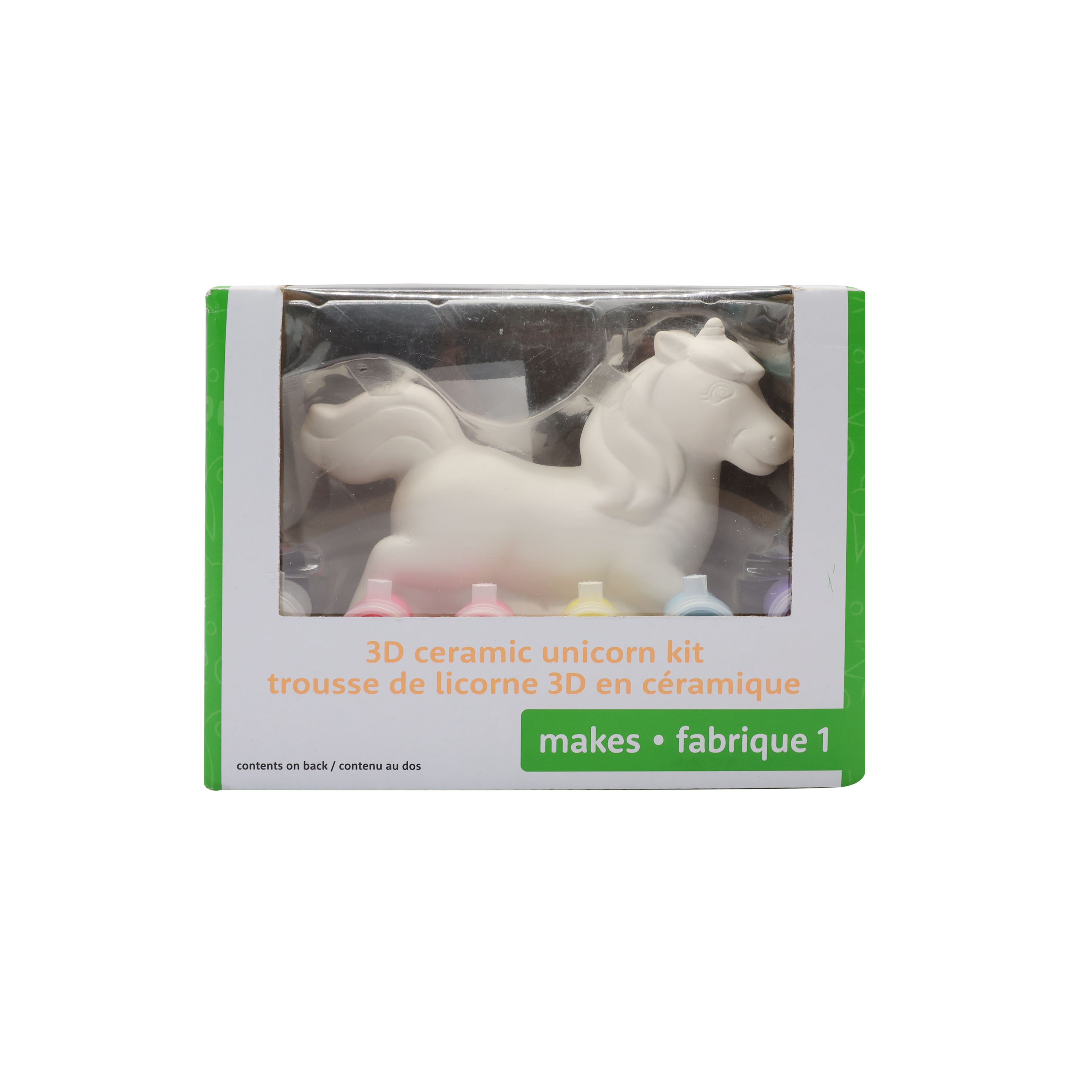 Create Your Own 3D Ceramic Unicorn Kit by Creatology&#x2122;