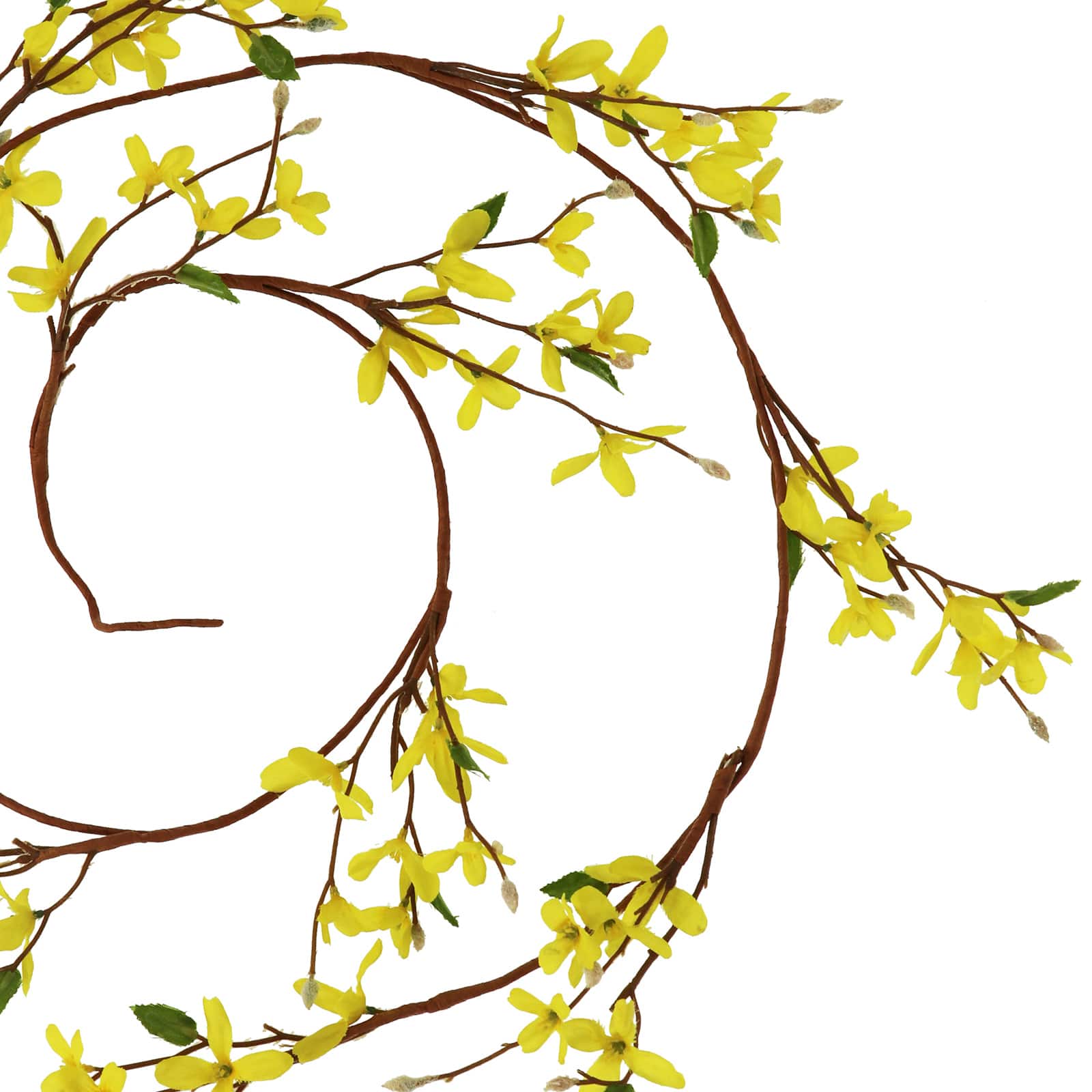 5ft. Yellow Forsythia Coiled Garland by Ashland&#xAE;