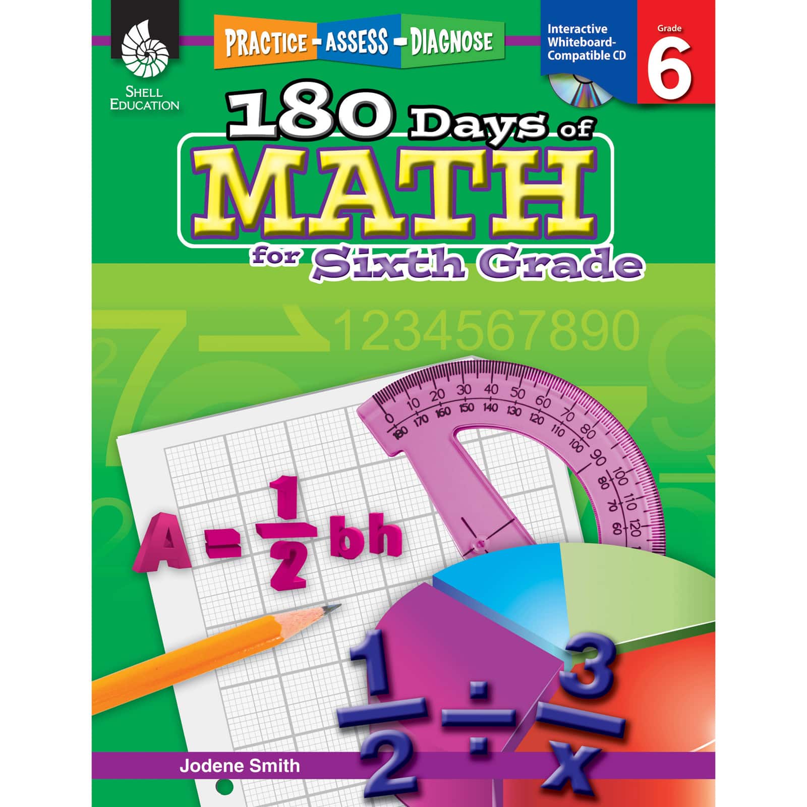 180 Days of Math Activity Book, Grade 6