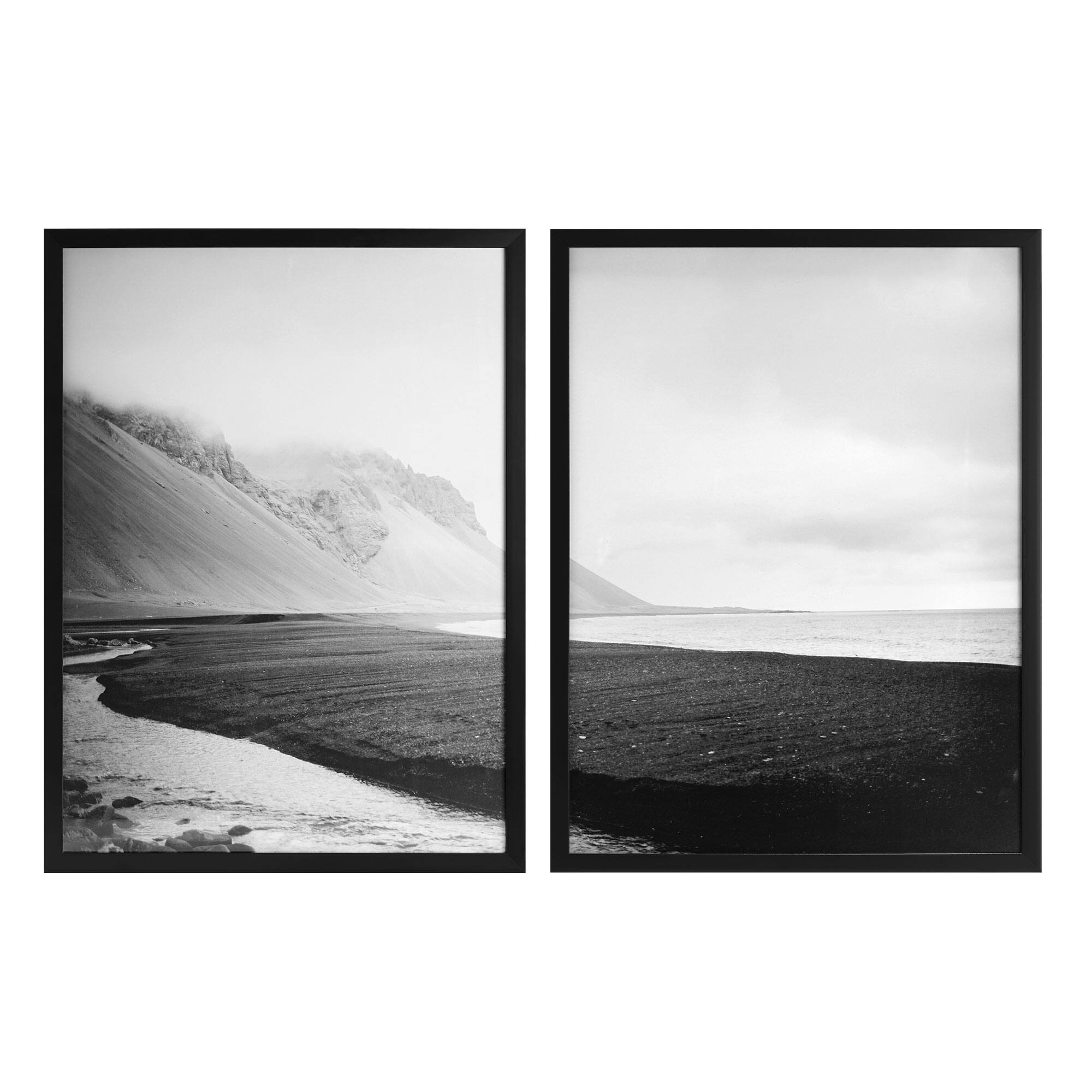 American Art Decor Molten Memories 2-Piece Framed Photographic Wall Decor - 25" x 38.25"