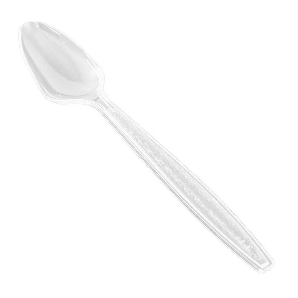 JAM Paper Premium Disposable Plastic Spoons, 48ct.