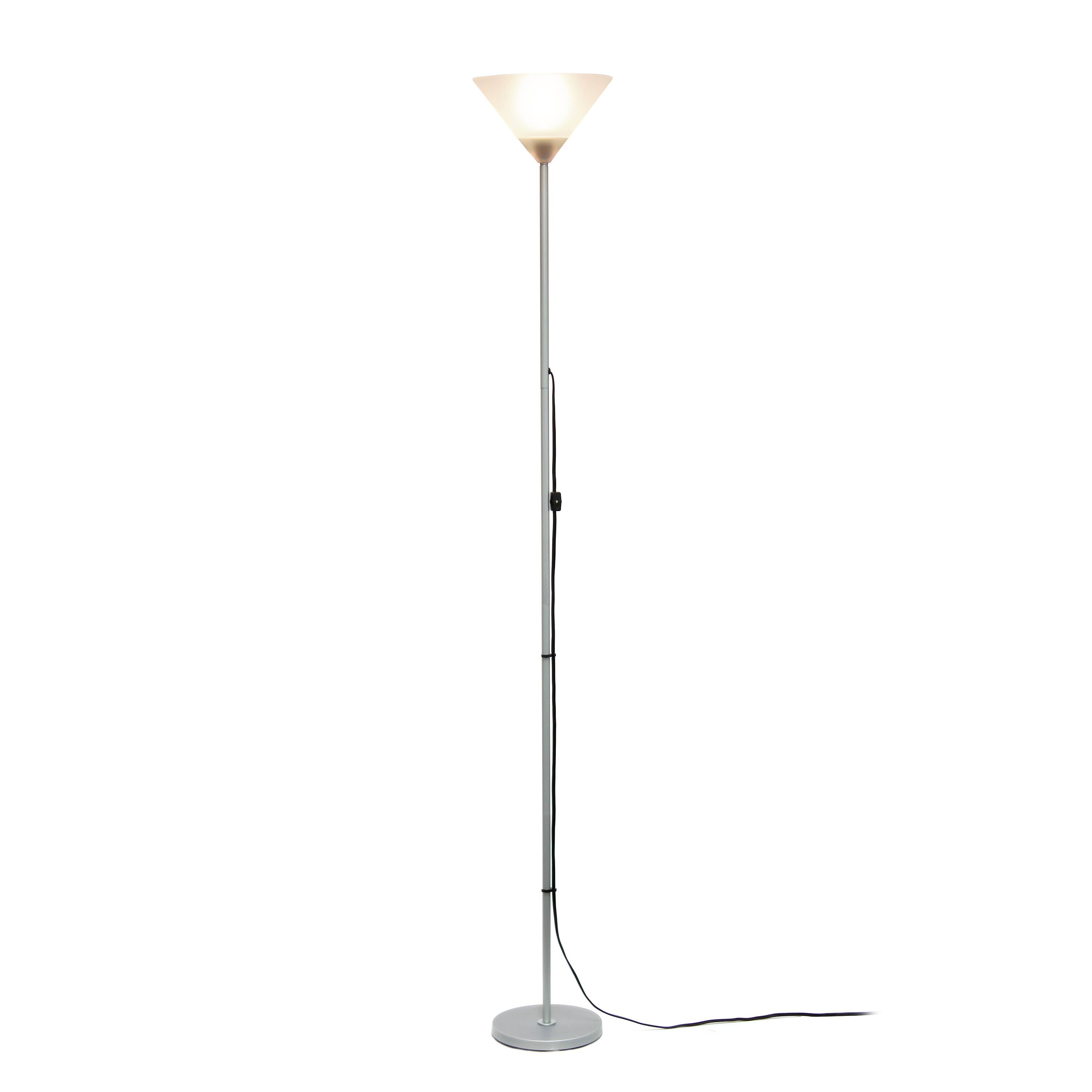 Simple Designs 70&#x22; Torchiere Floor Lamp