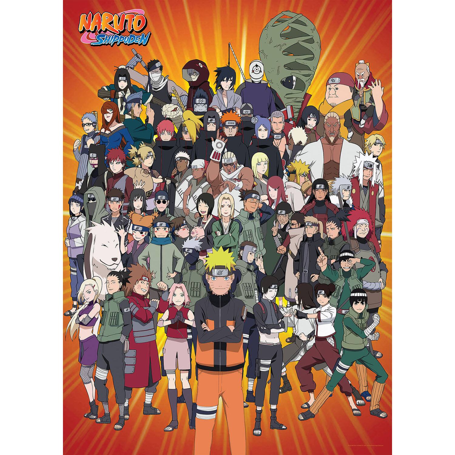 USAopoly&#x2122; Naruto Never Forget Your Friends 1,000 Piece Puzzle