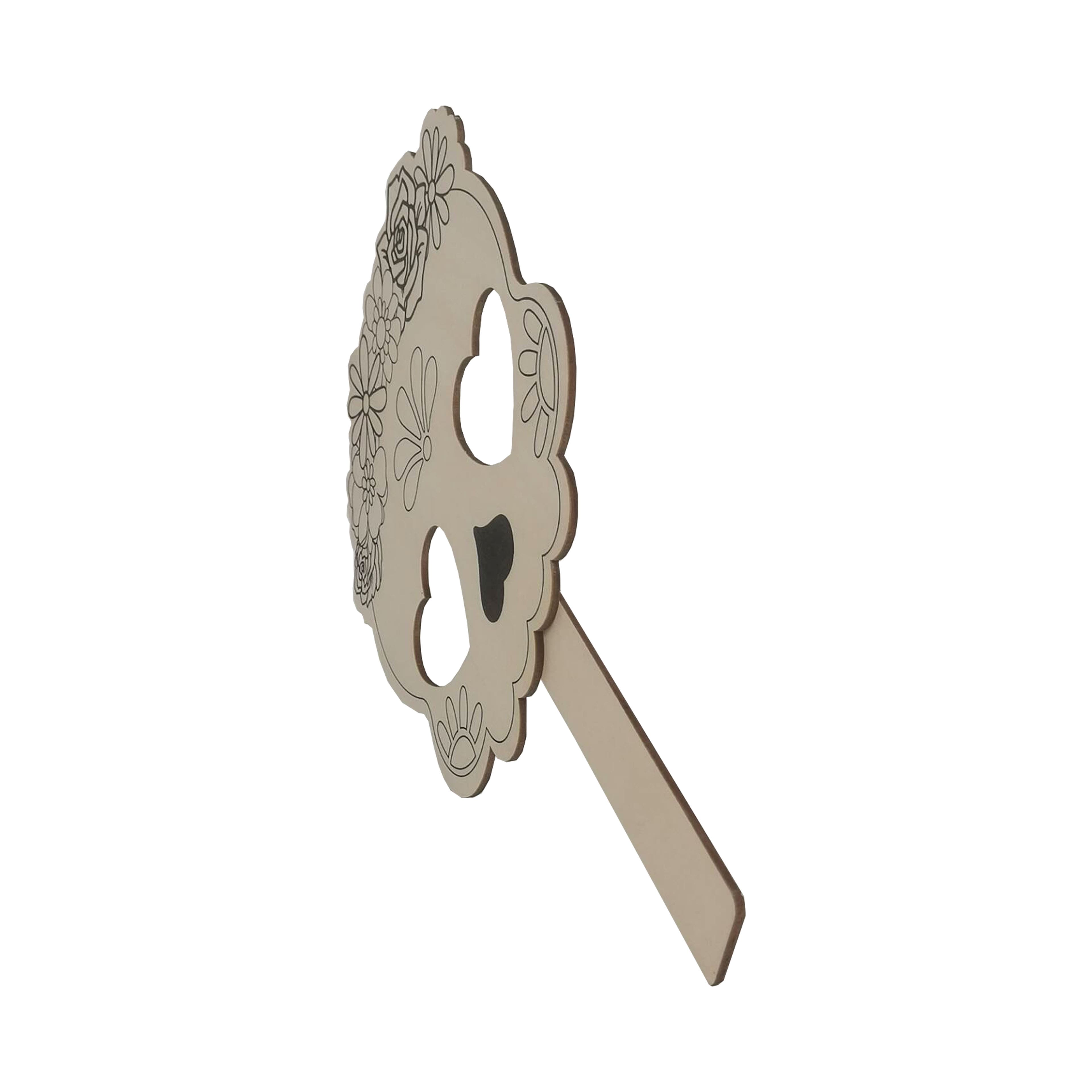 12.75" Sugar Skull Wood Mask by Creatology™