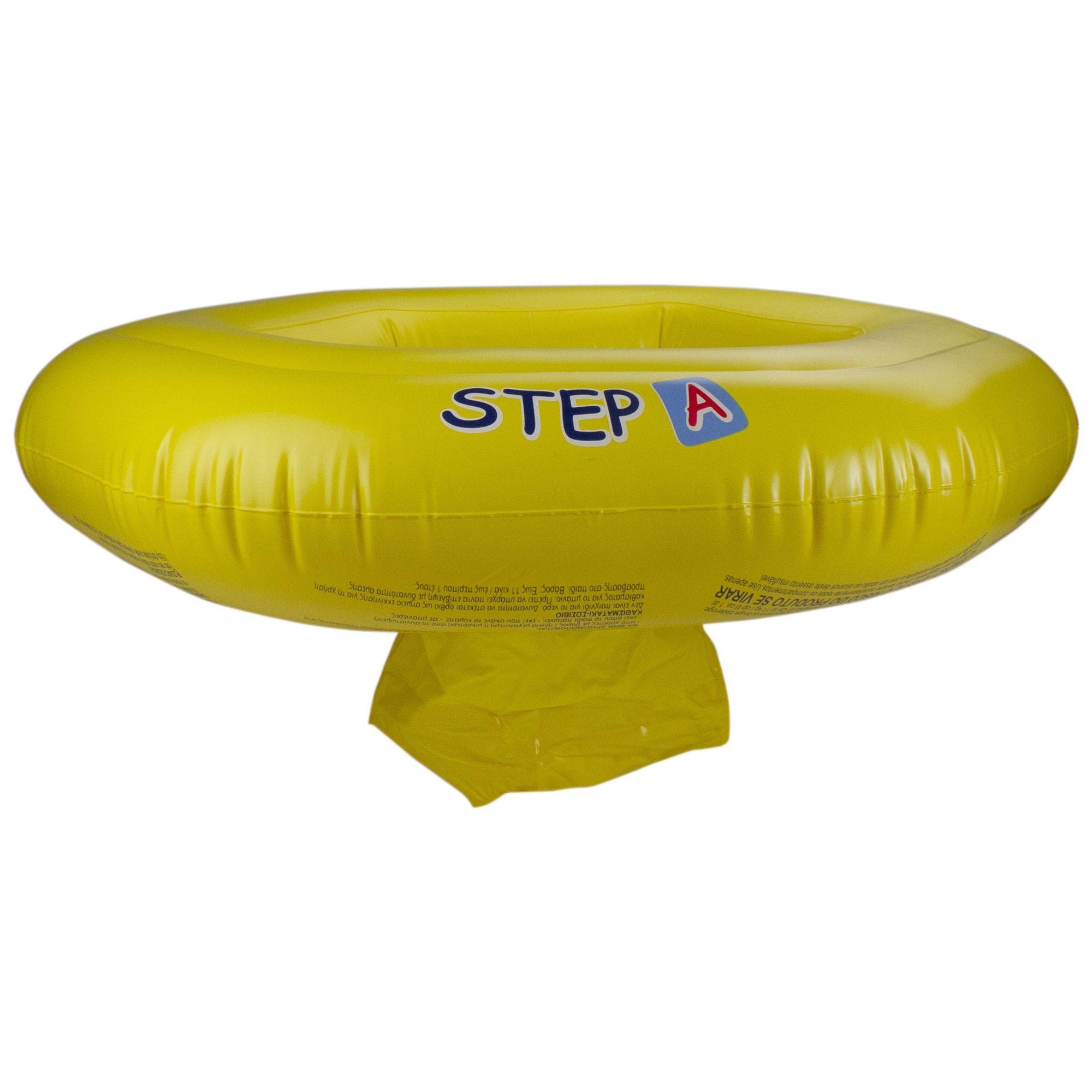 Pool Central&#xAE; 26&#x22; Yellow Inflatable STEP A Swimming Pool Baby Seat Float