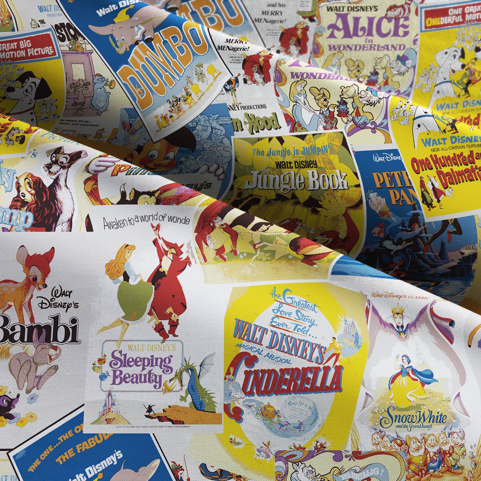 Disney&#xAE; Great Love Posters Cotton Fabric