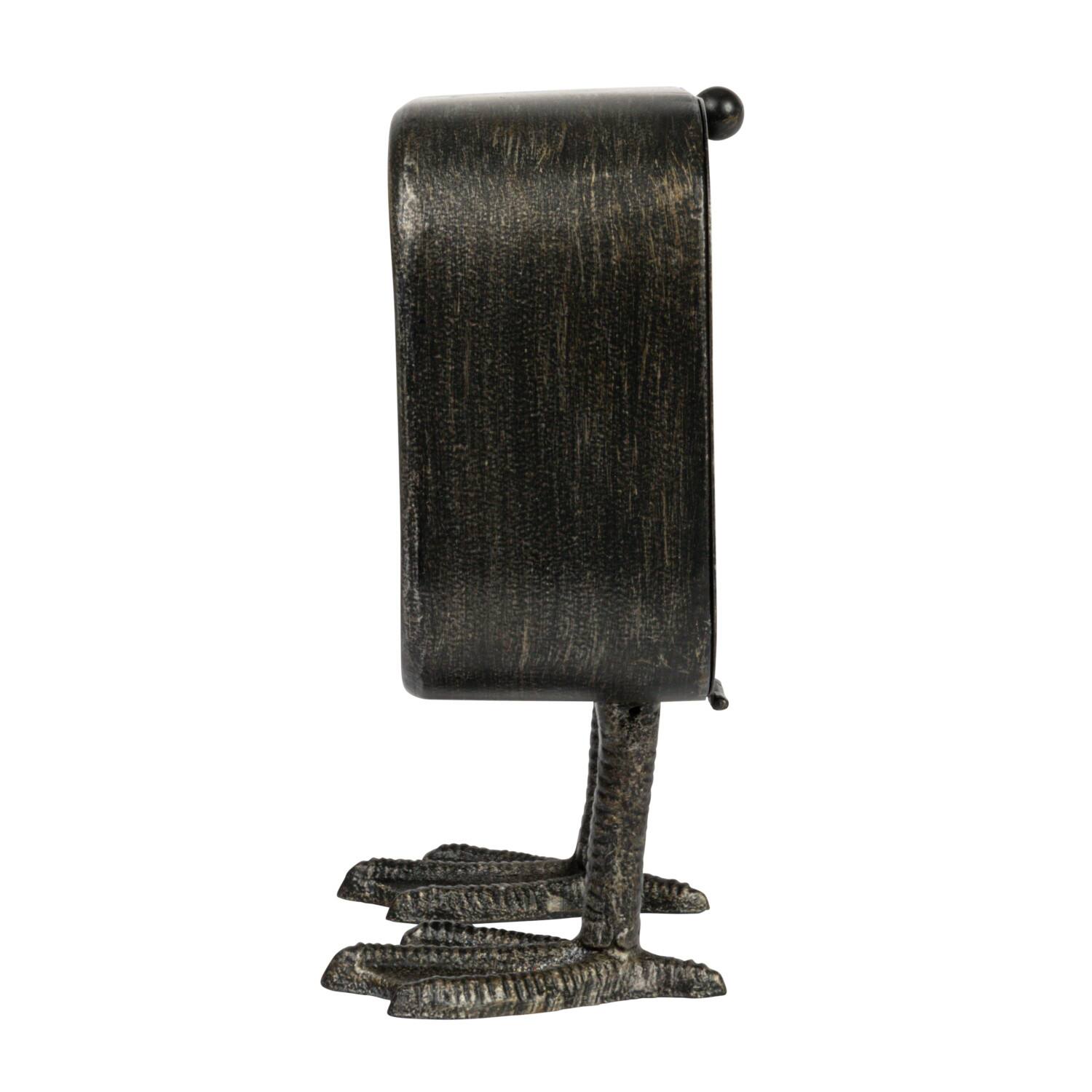 Hello Honey® 7.7" Metal Standing Clock with Duck Feet