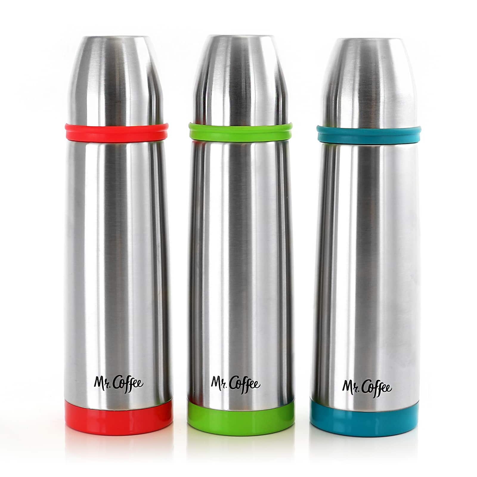 Mr. Coffee Altona 27oz. Stainless Steel Thermal Travel Bottles Set