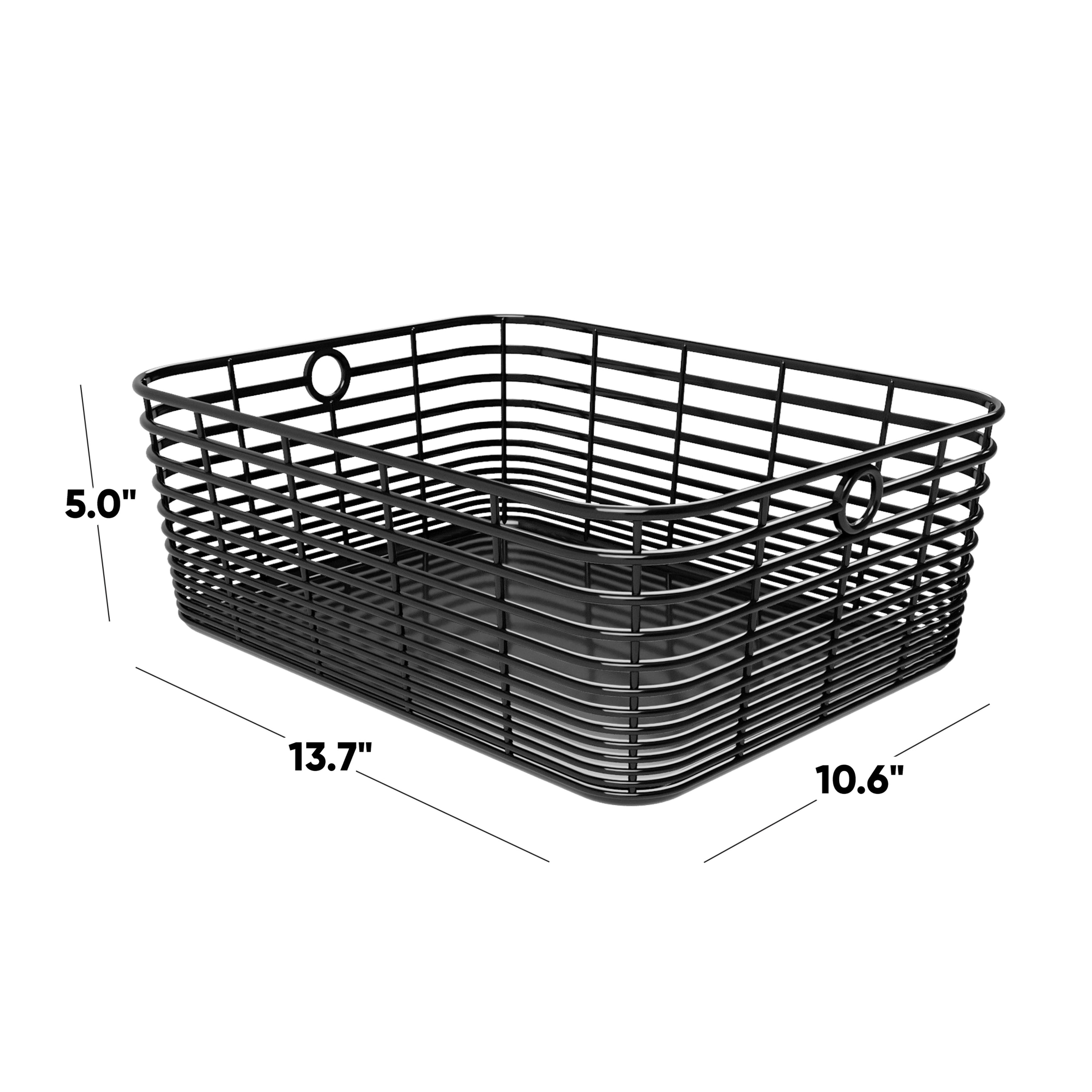 Curver&#xAE; Aria Medium Black Decorative Basket