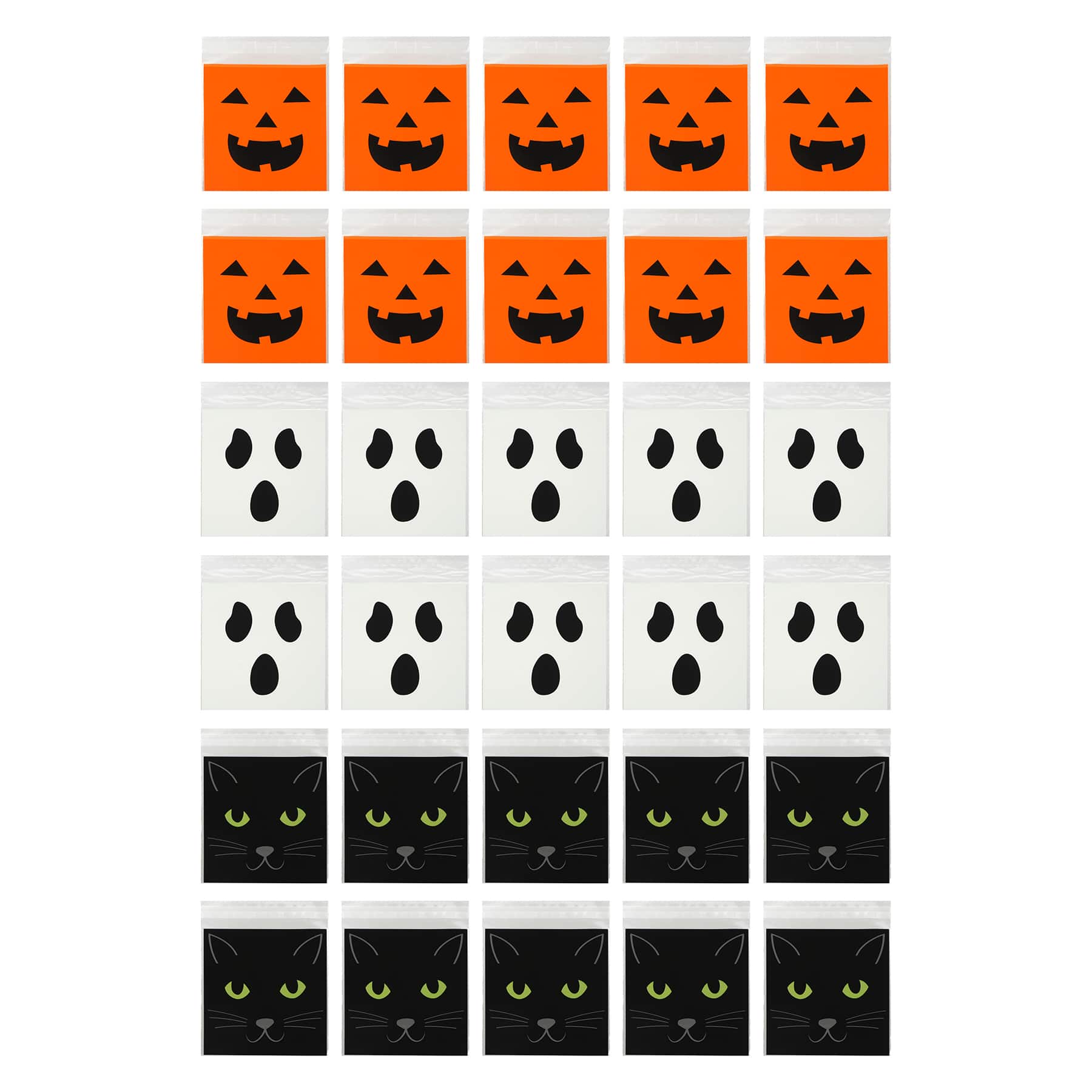 Halloween Self-Seal Treat Bags, 30ct. by Makery™