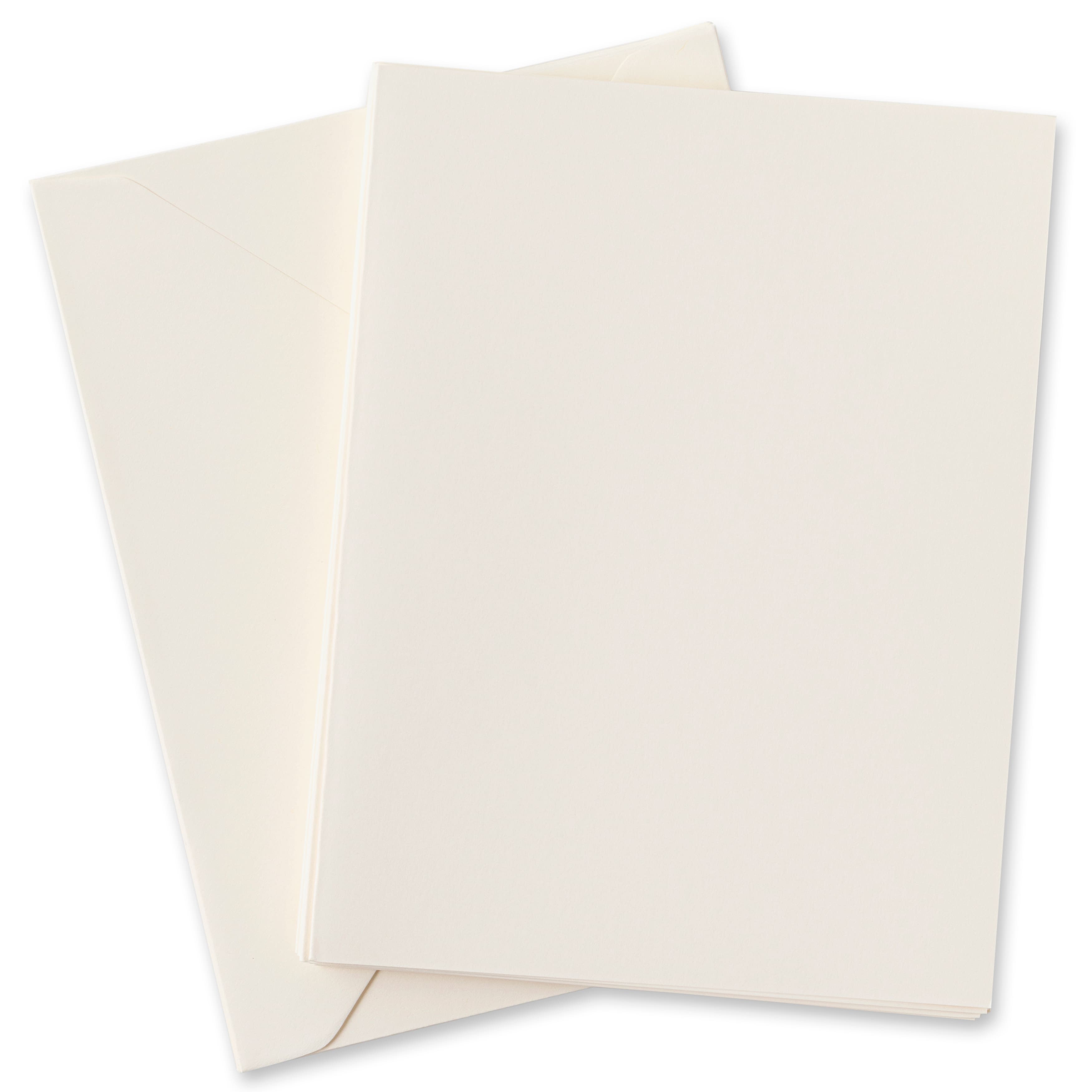 Ivory Cards &#x26; Envelopes by Recollections&#x2122;, 4.25&#x22; x 5.5&#x22;
