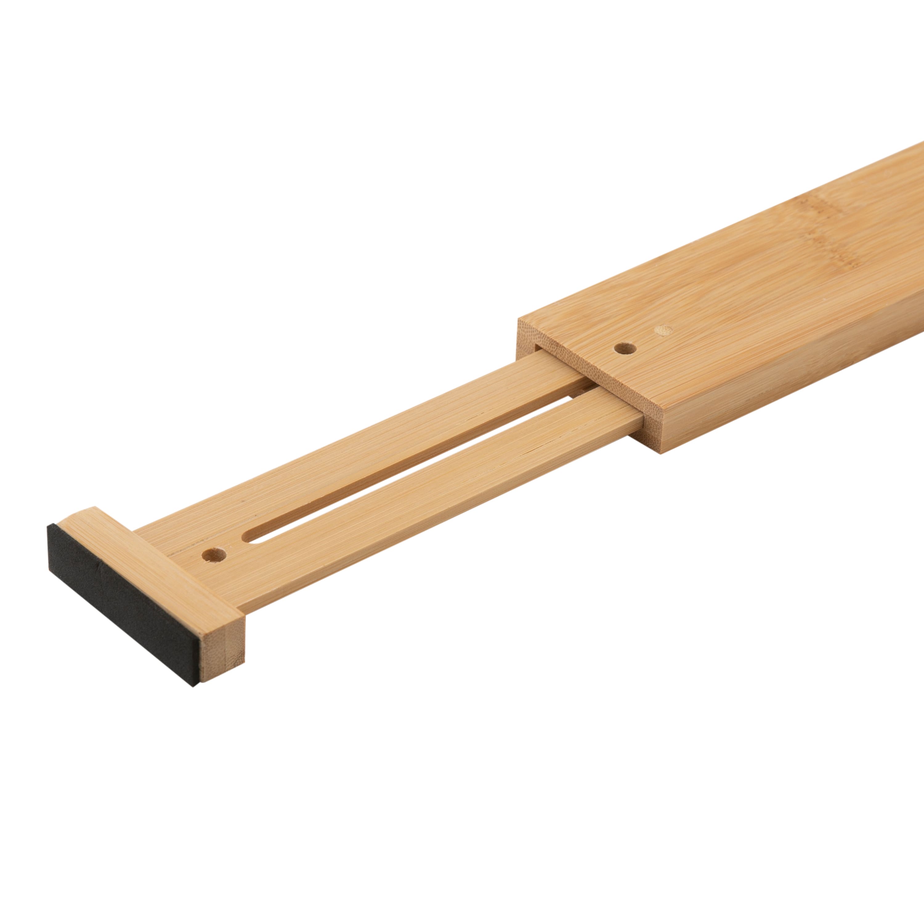 Simplify Large Bamboo Adjustable Drawer Dividers, 2ct.