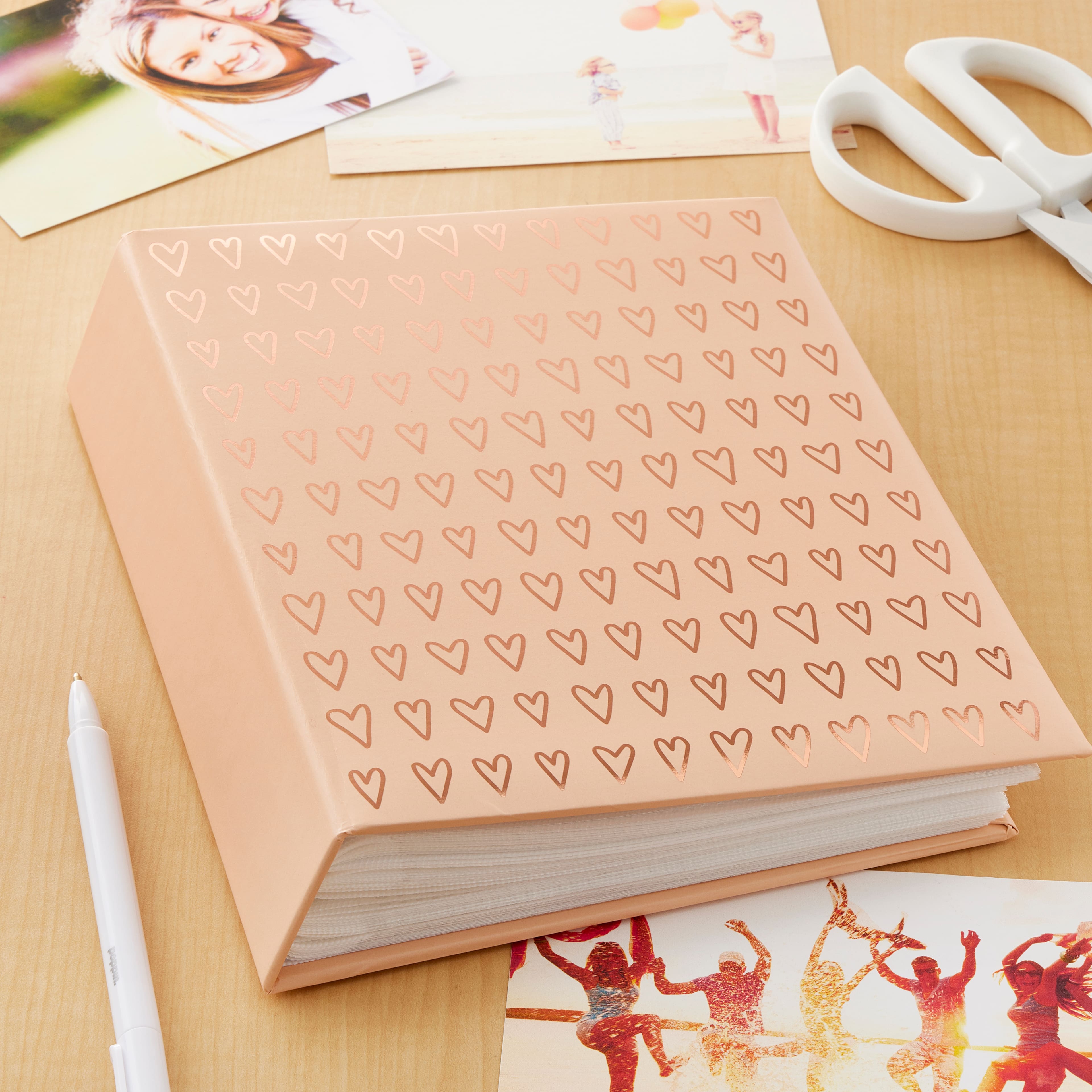 6 Pack: Pink Hearts Photo Album by Recollections&#xAE;