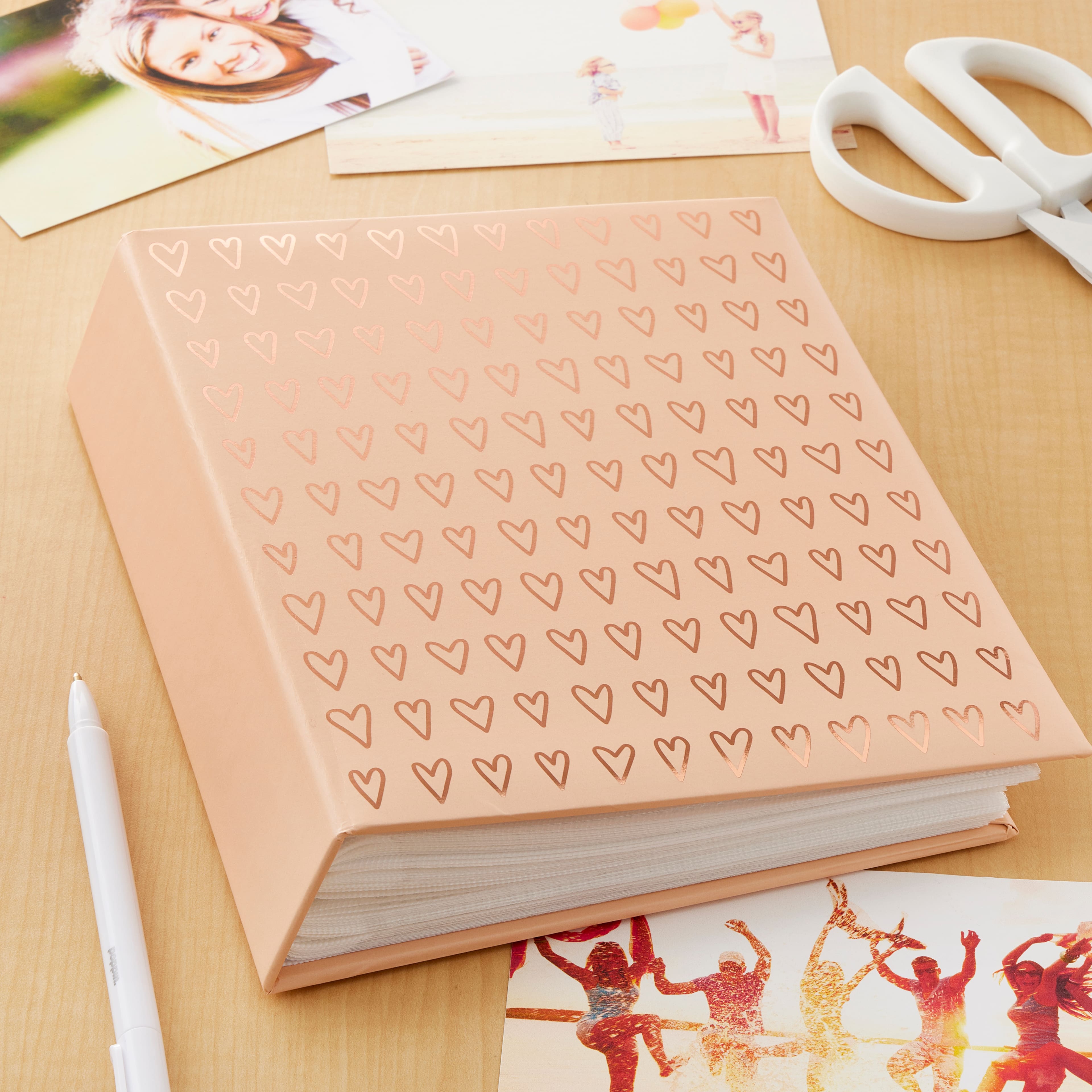 6 Pack: Pink Hearts Photo Album by Recollections®