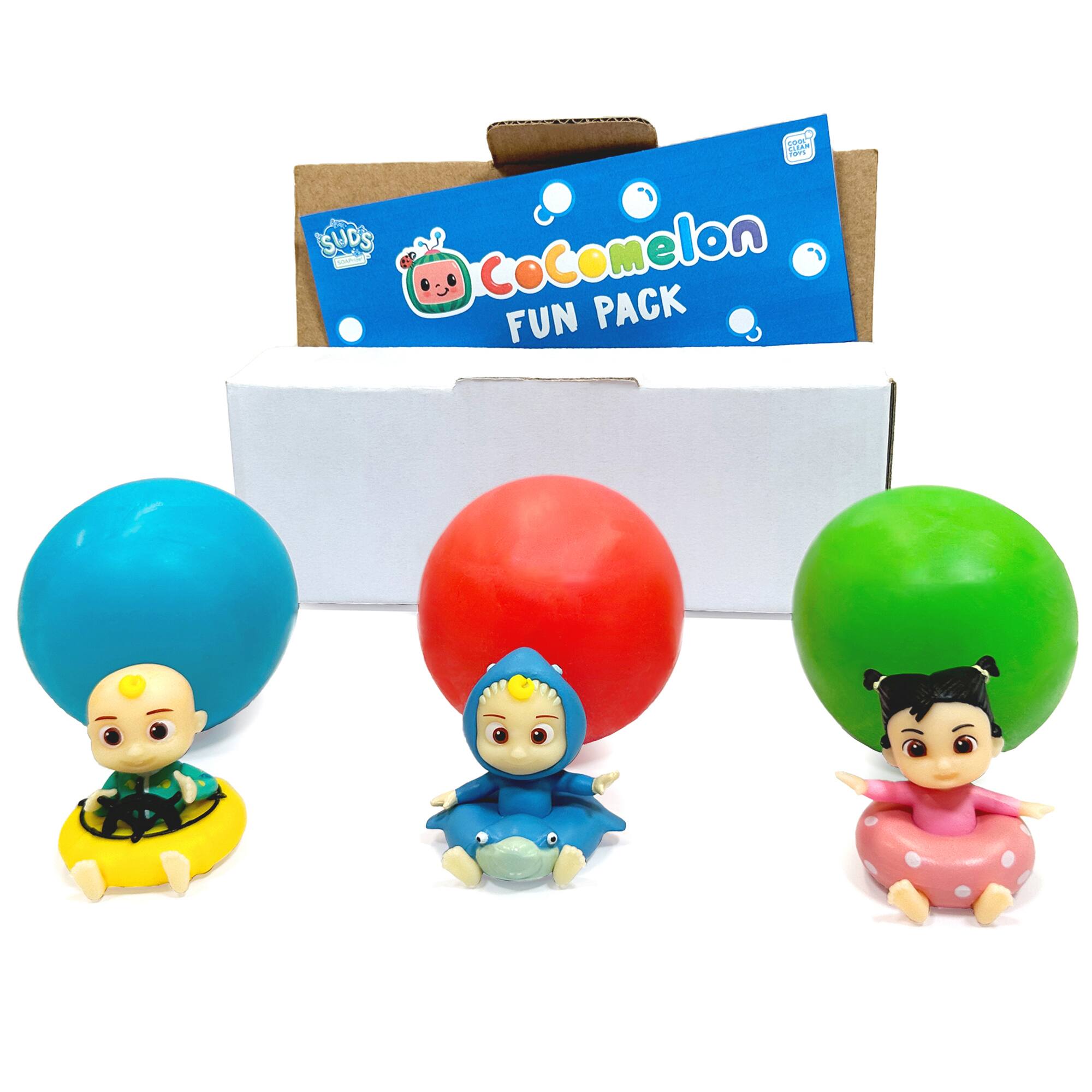 SOAPrize&#xAE; Skipper JJ, Shark JJ, &#x26; Ballerina CeCe Kids Soap Balls with Toys