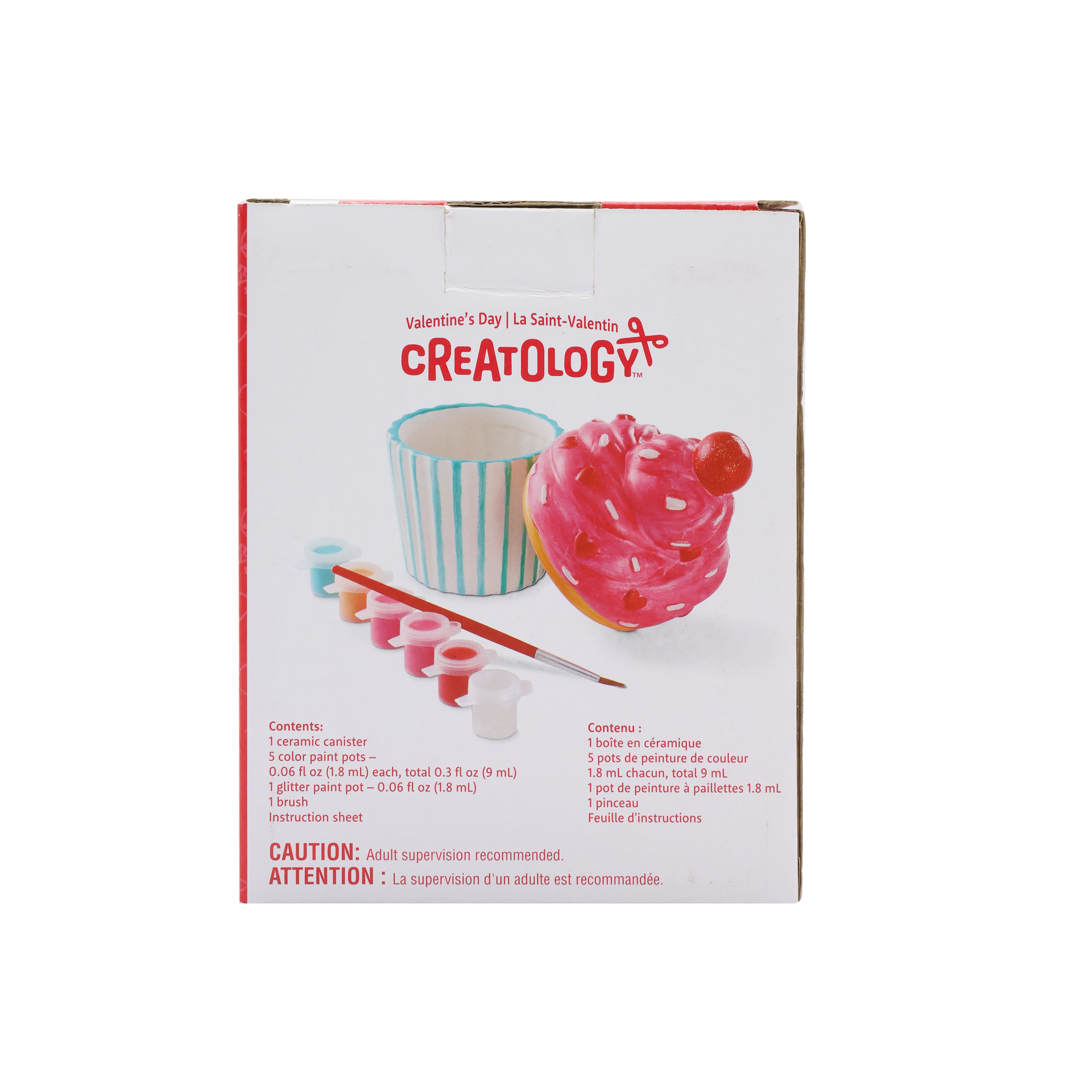 3D Cupcake Canister Ceramic Kit by Creatology&#x2122;