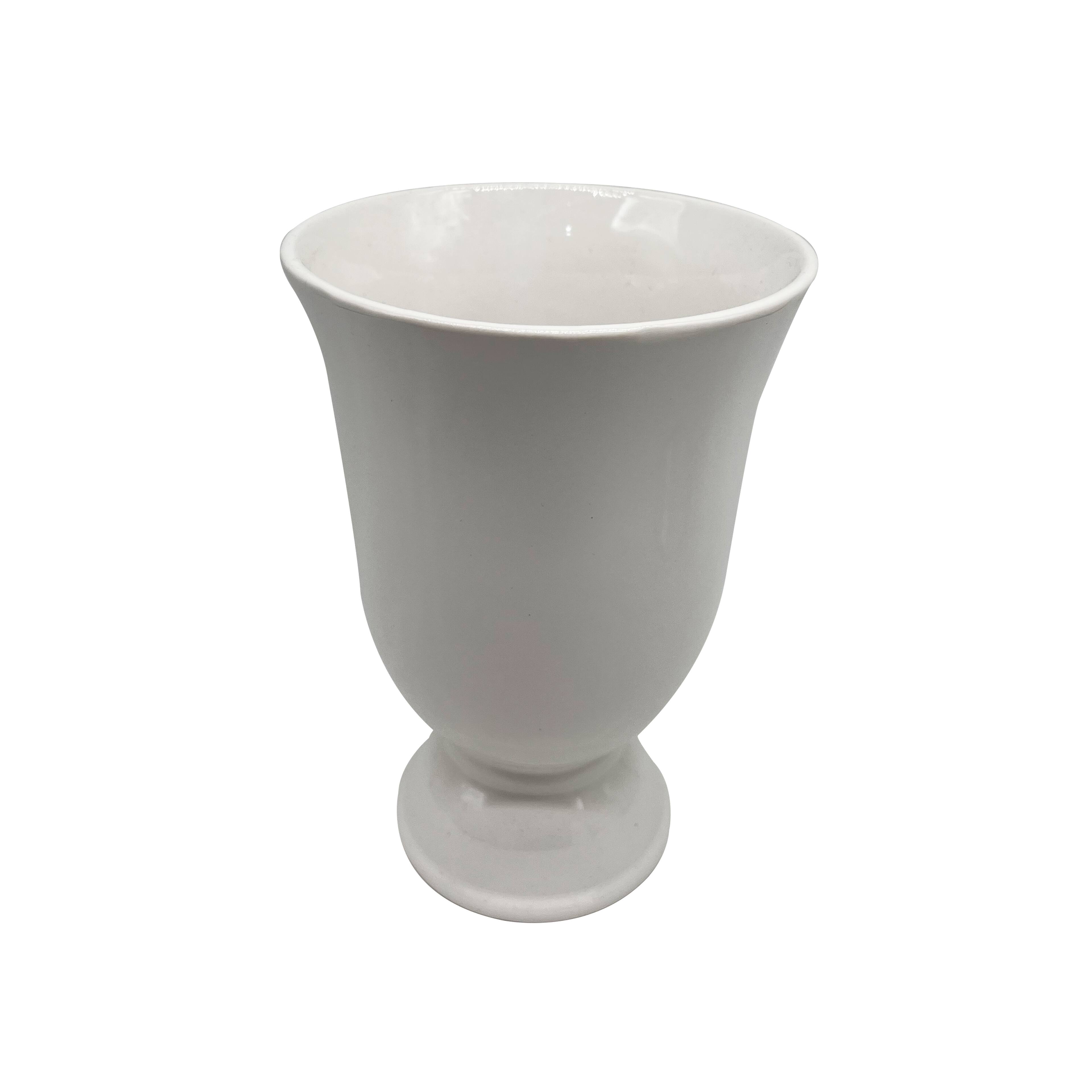 8" White Ceramic Vase by Ashland®