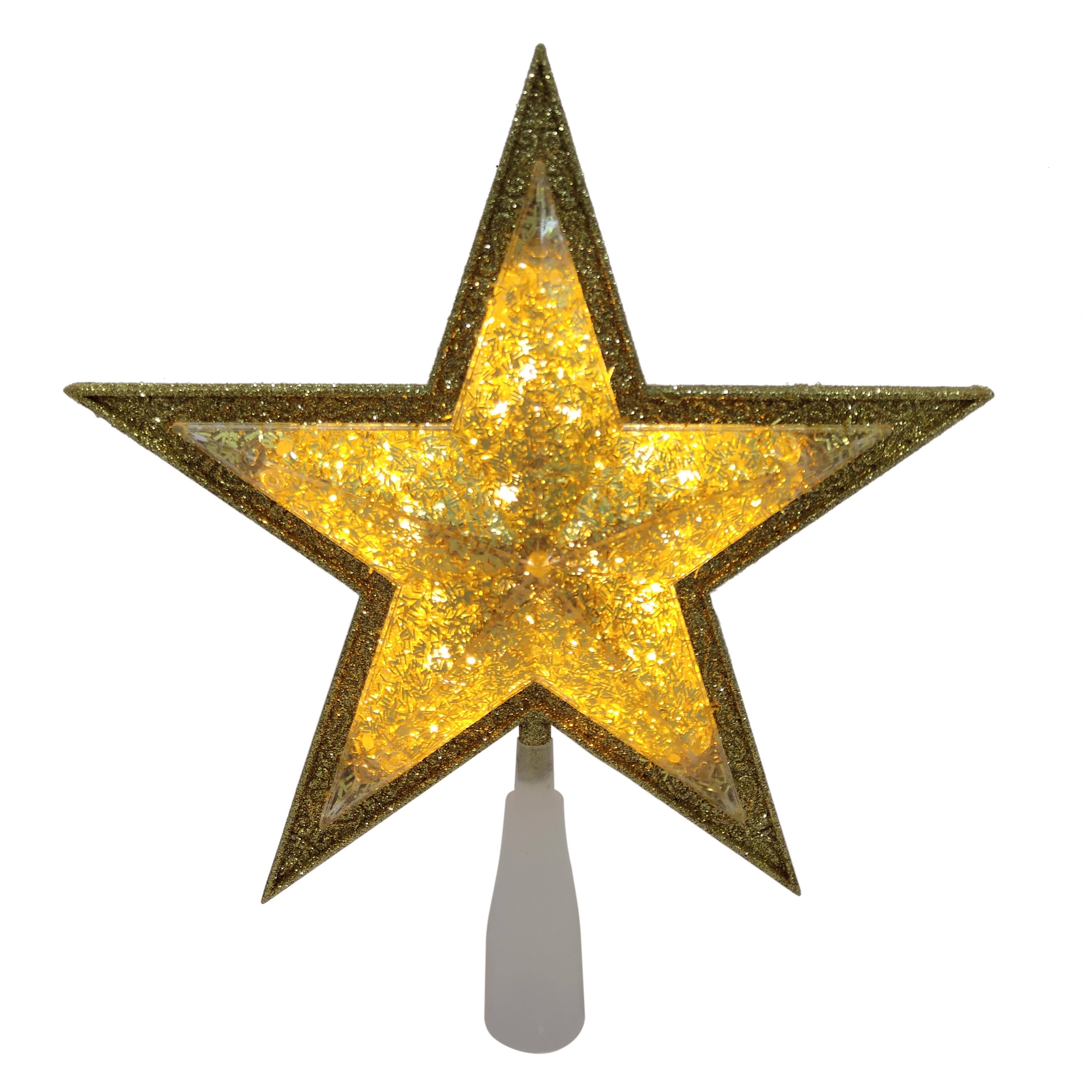 11" Gold LED Star Tree Topper by Ashland®