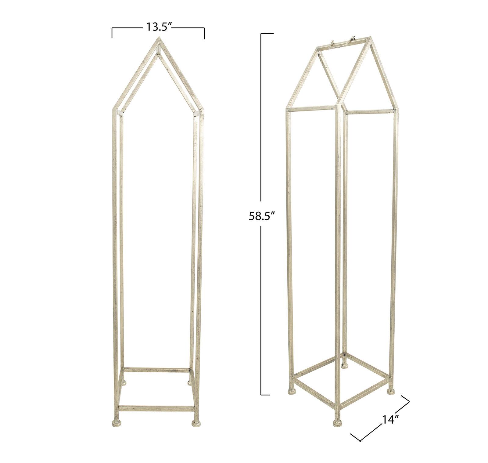 Hello Honey® 55.8" Metal Firewood Rack