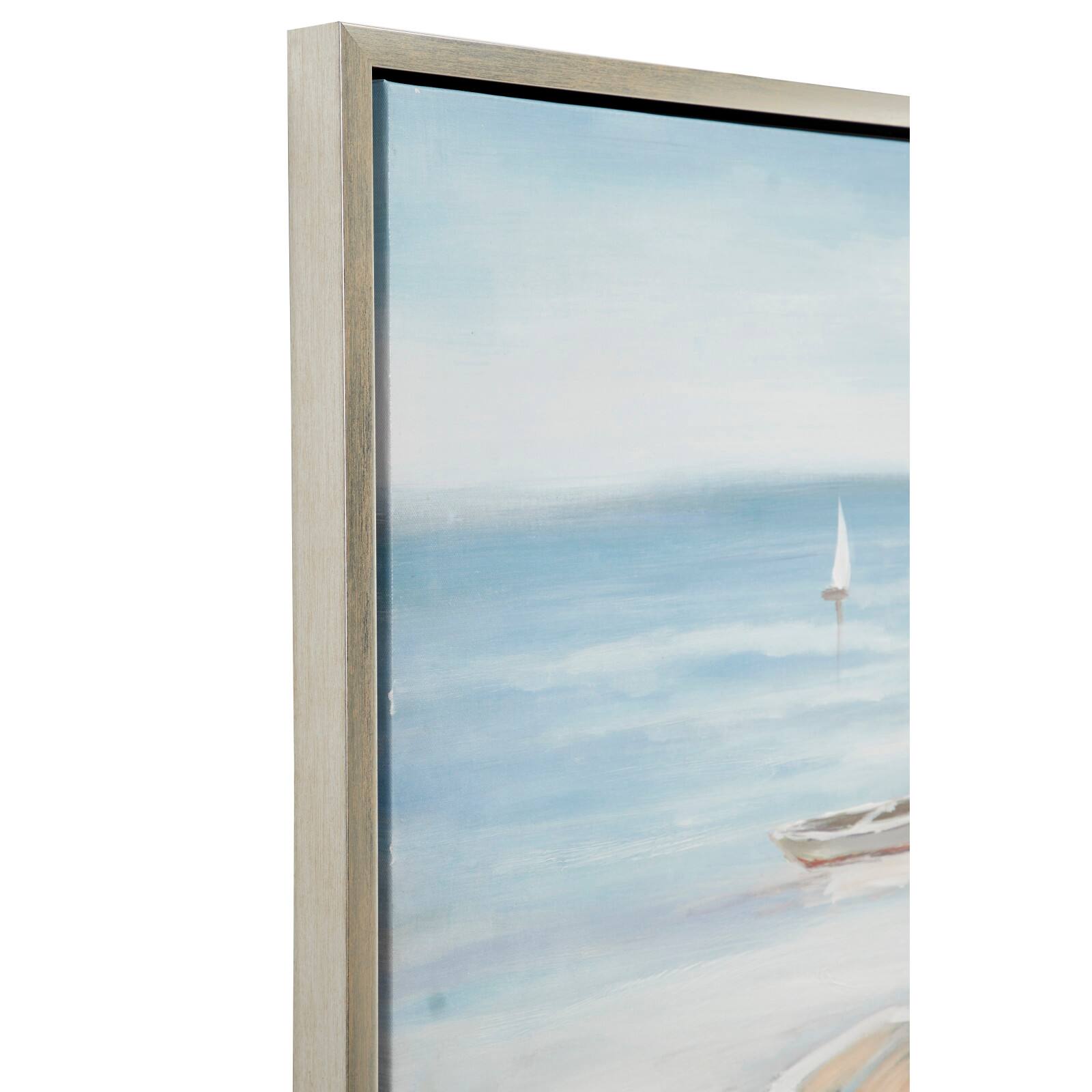 Multi Colored Coastal Canvas Wall Art, 36&#x22; x 47&#x22;