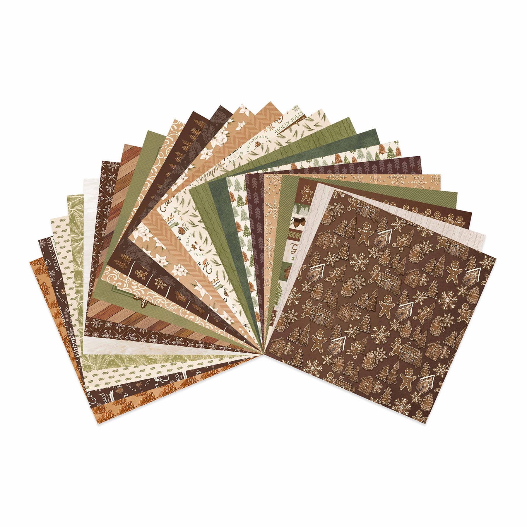 6&#x22; x 6&#x22; Gingerbread Forest Double-Sided Paper Pad, 24 Sheets by Recollections&#x2122;