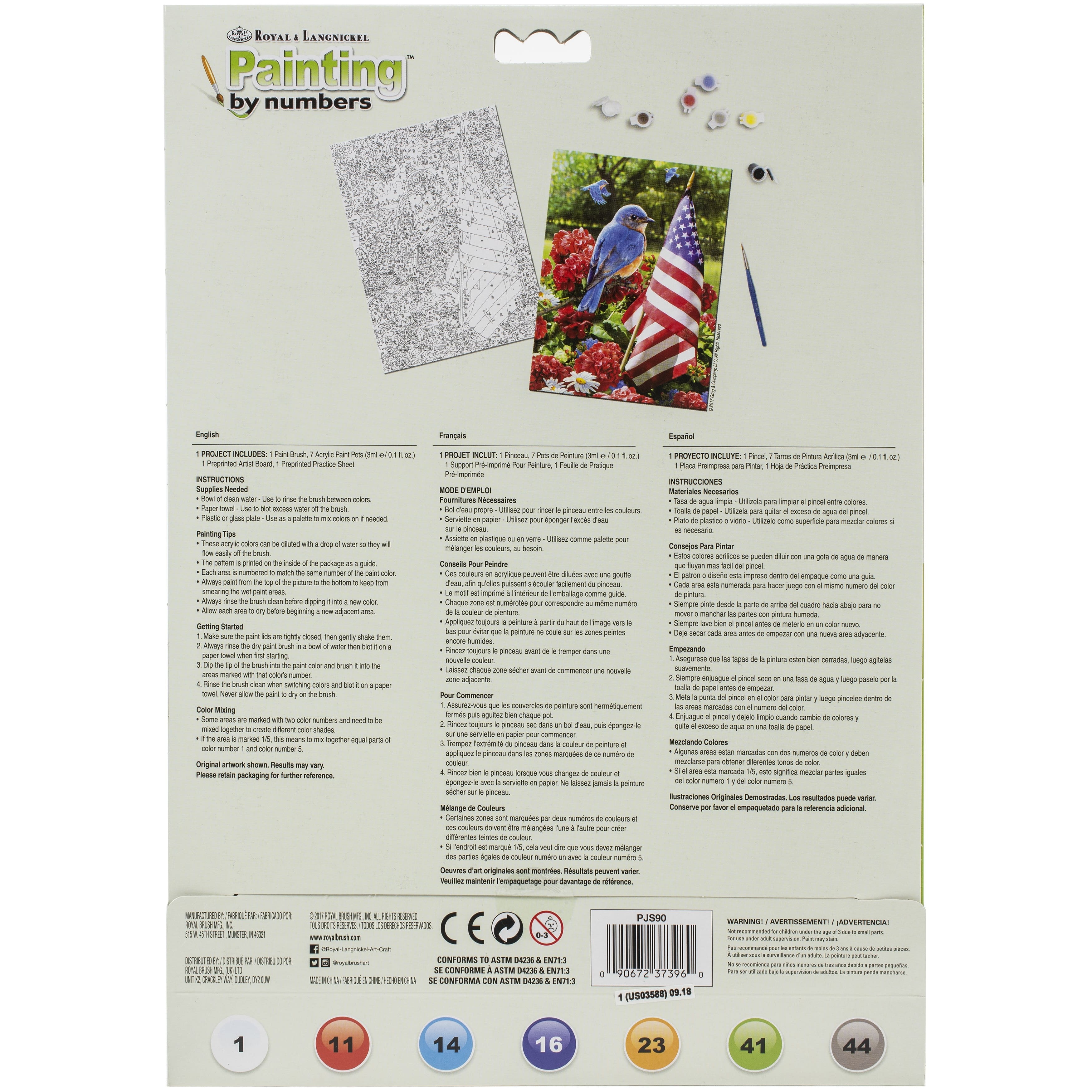 Royal & Langnickel® Flamingo Colour Pencil™ by Number Kit