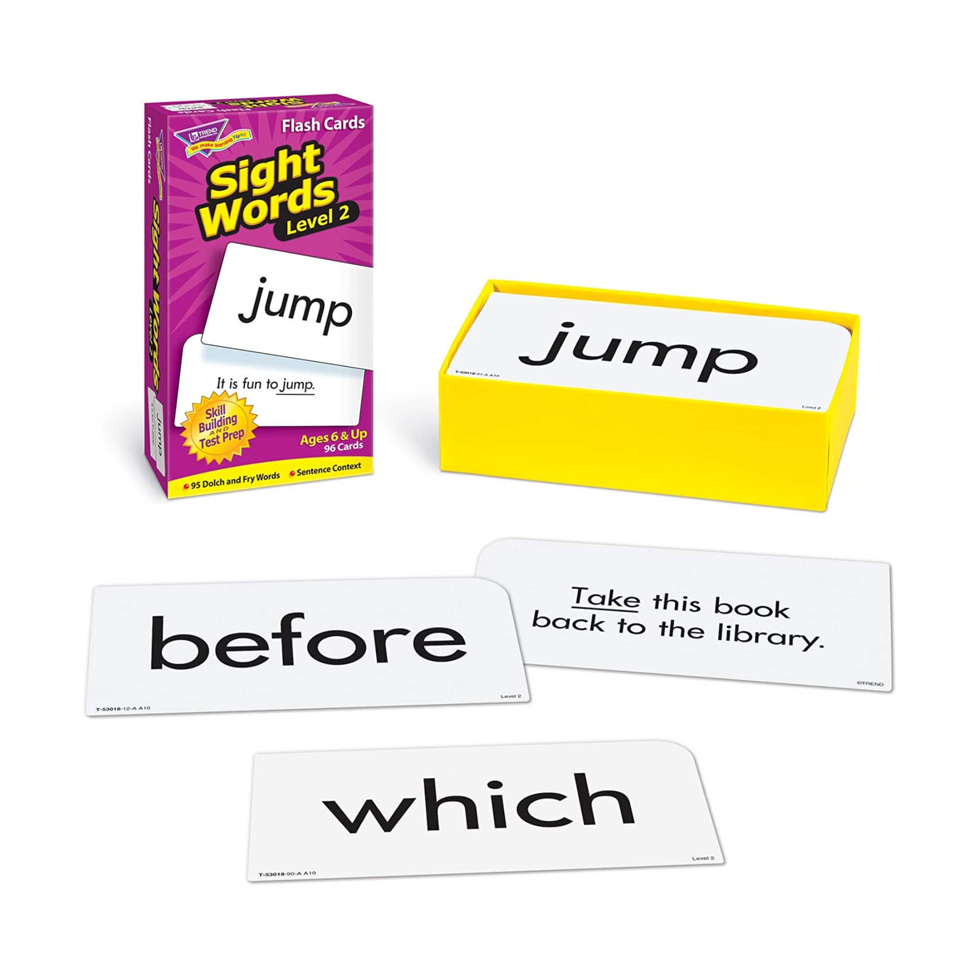 Trend Enterprises® Sight Words Level 2 Skill Drill Flash Cards