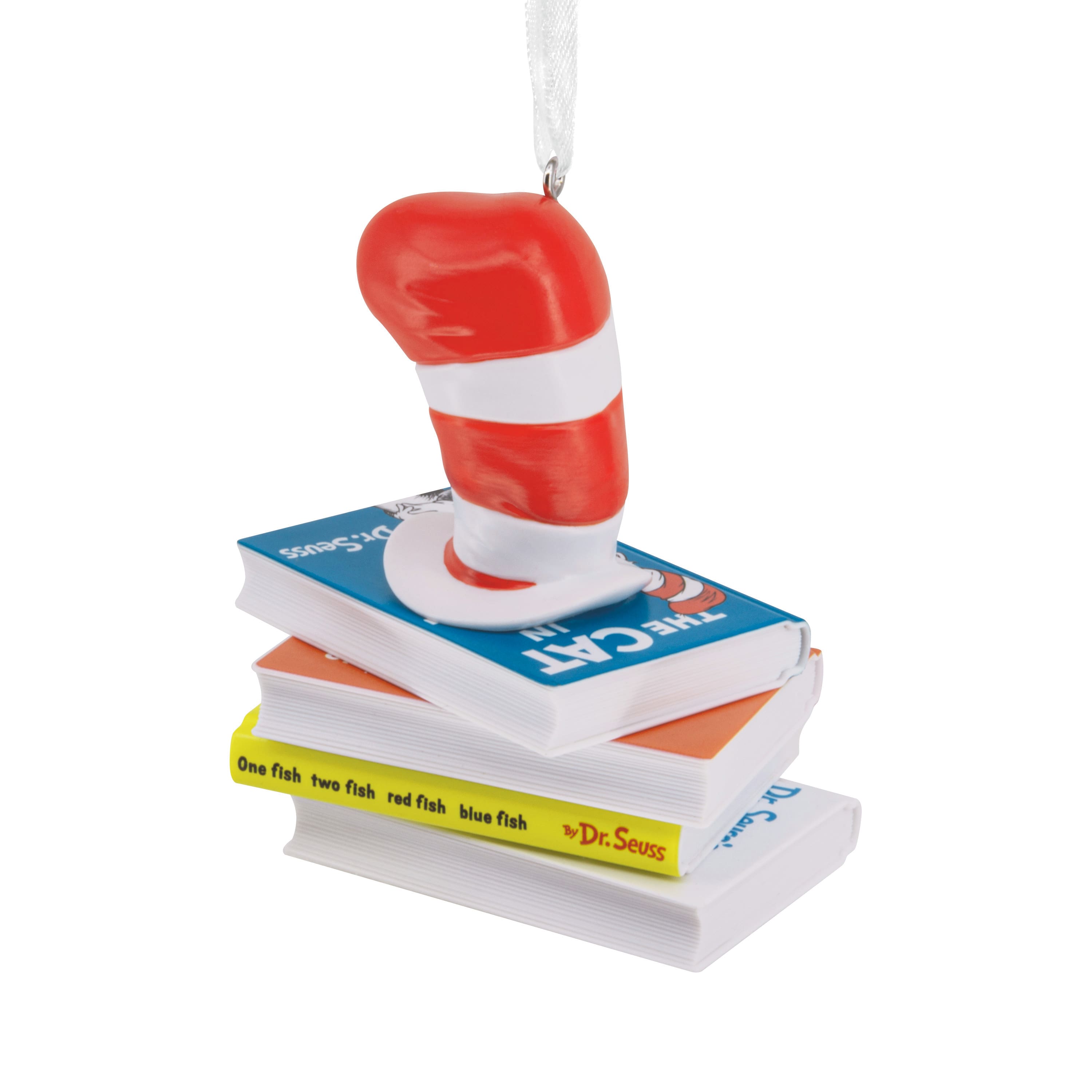 Hallmark Dr. Seuss&#x2122; 3.25&#x22; Hat on Books Ornament