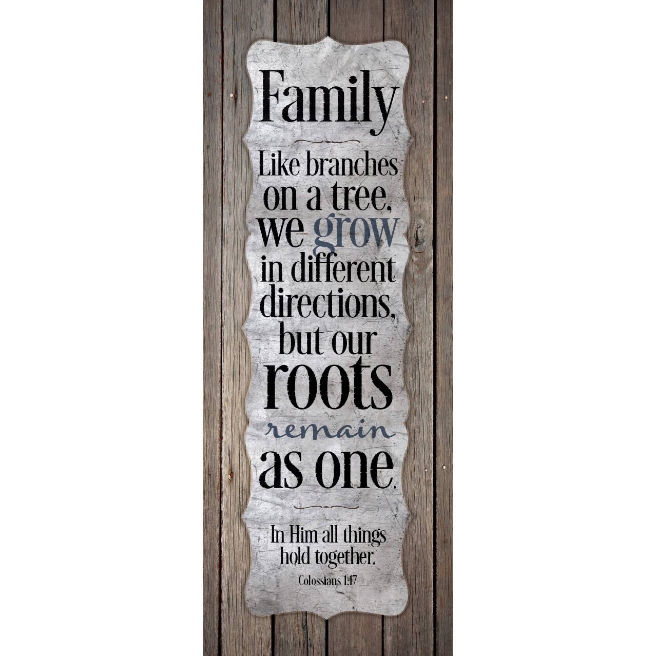 New Horizons Family-Like Branches On A Tree Wood Plaque