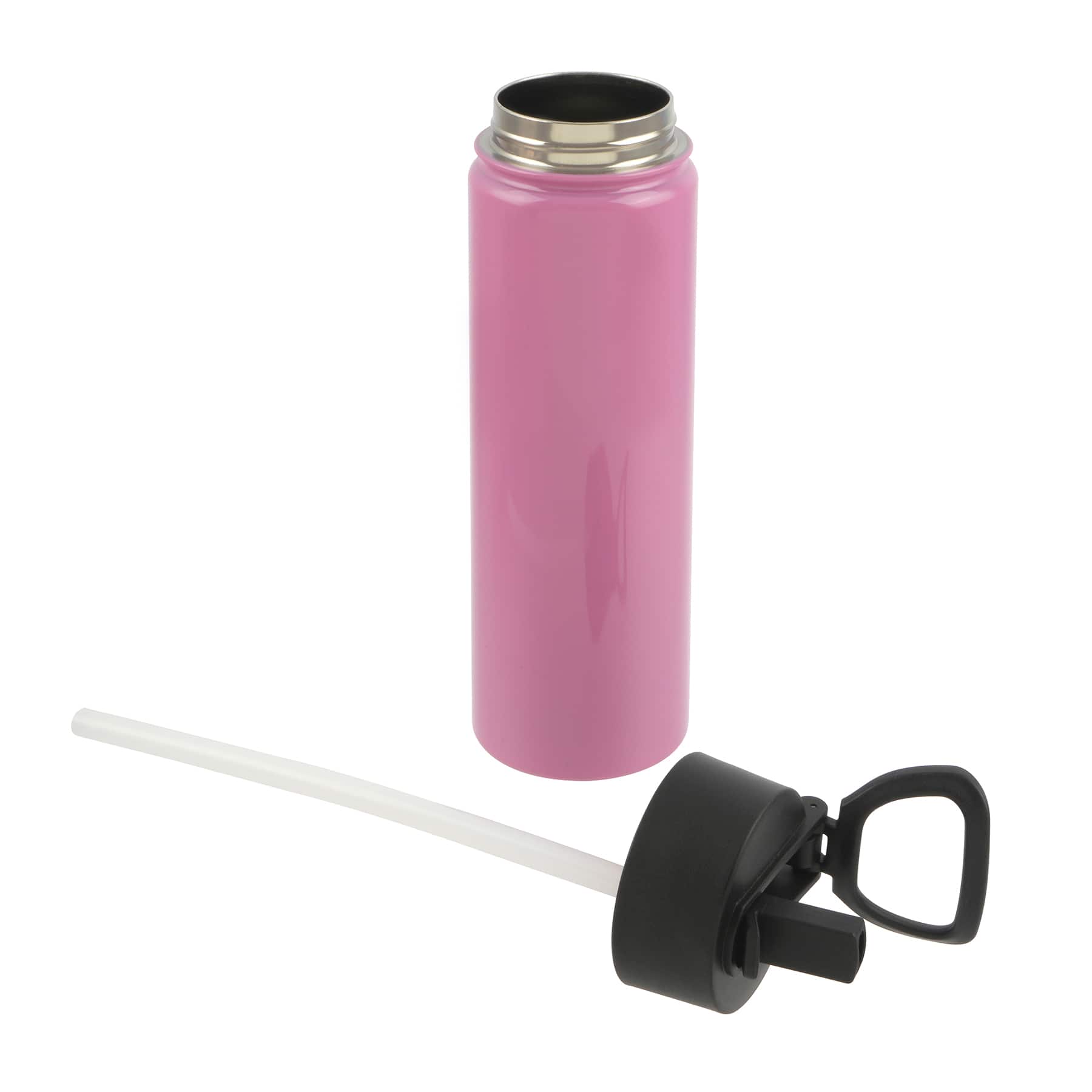 12 Pack: 22oz. Stainless Steel Sublimation Water Bottle with Travel Lid by Make Market&#xAE;