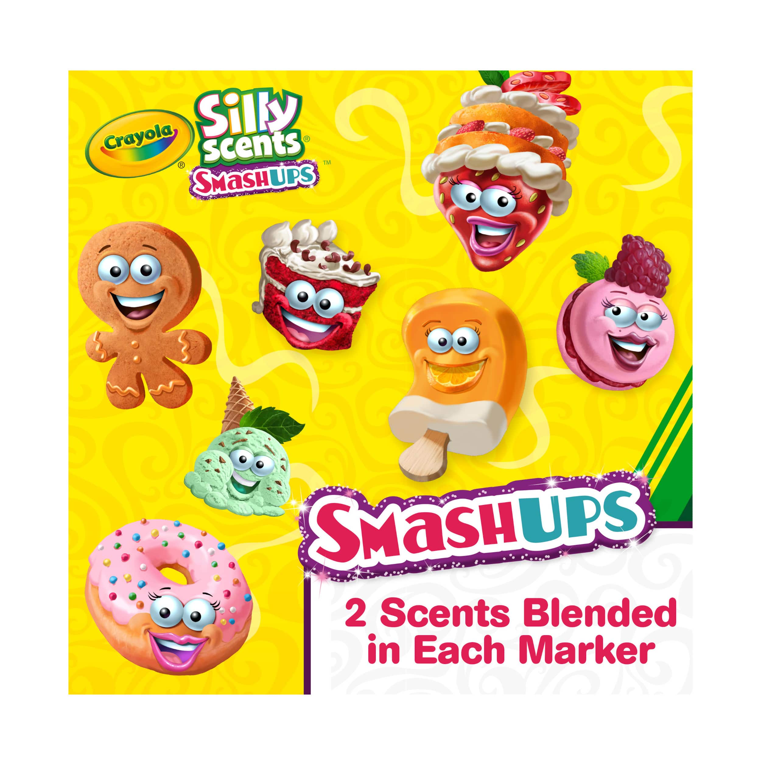 Crayola&#xAE; Silly Scents Smashups Broad Line Washable Markers