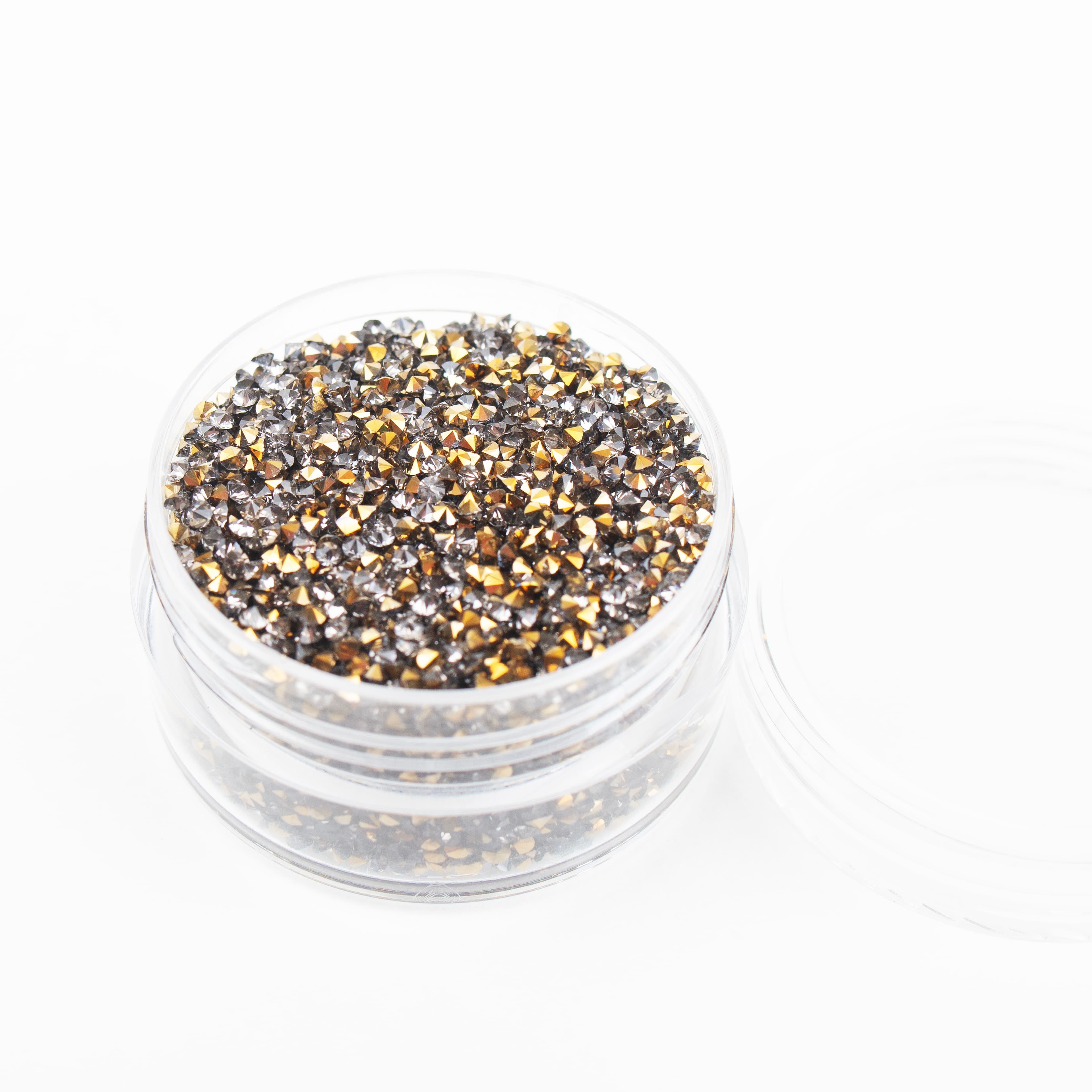 1.2mm Glass Micro Rhinestones by Bead Landing&#x2122;, 0.7oz.
