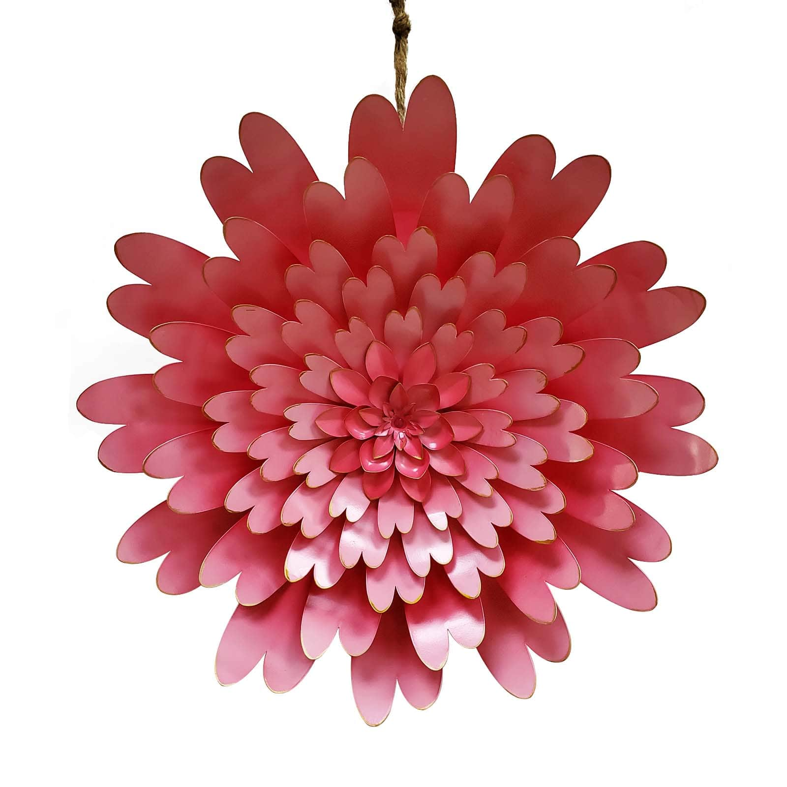 16" Pink Metal Flower Wall Décor by Ashland® | Michaels