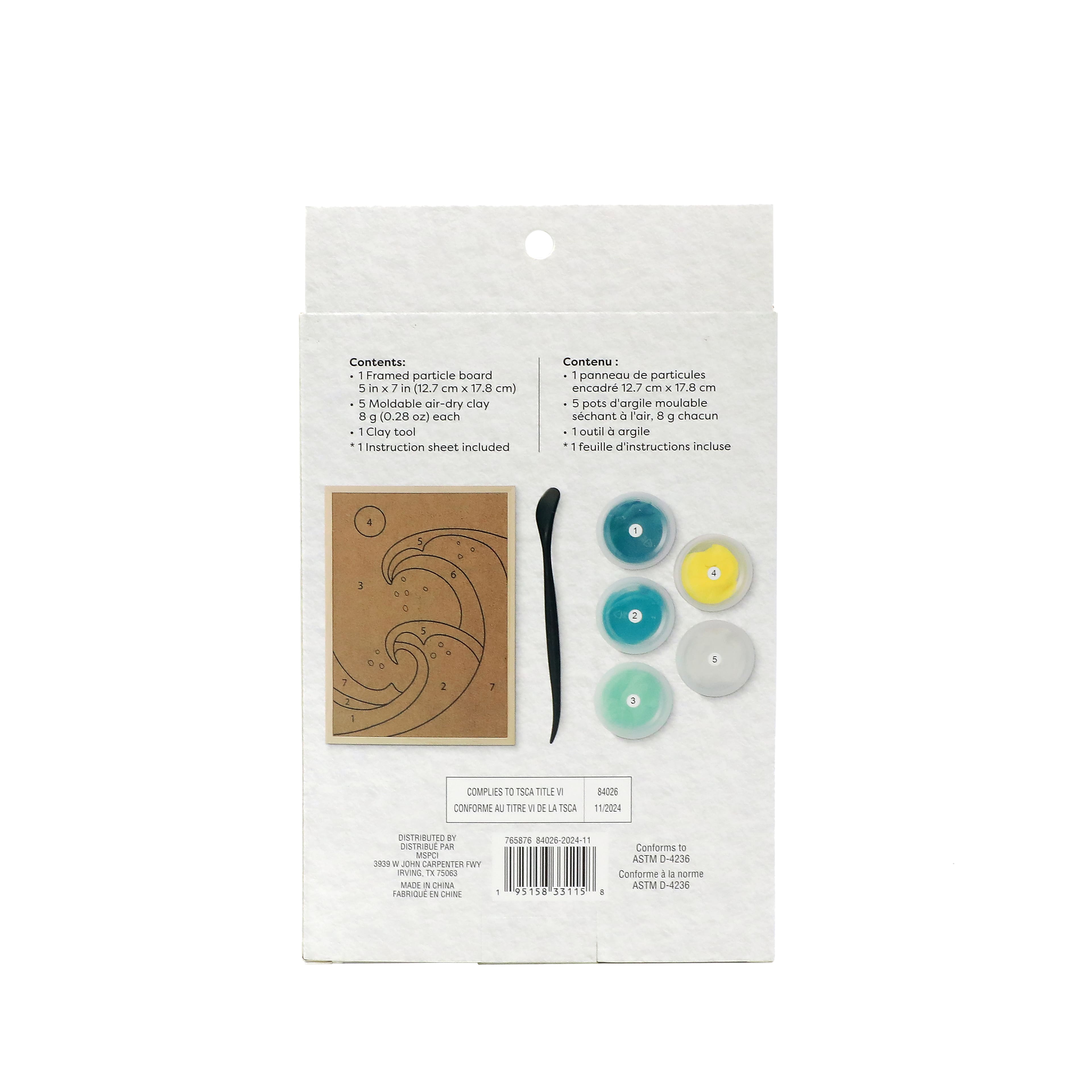 Ocean Wave Clay-by-Number Kit by Artist&#x27;s Loft&#xAE;