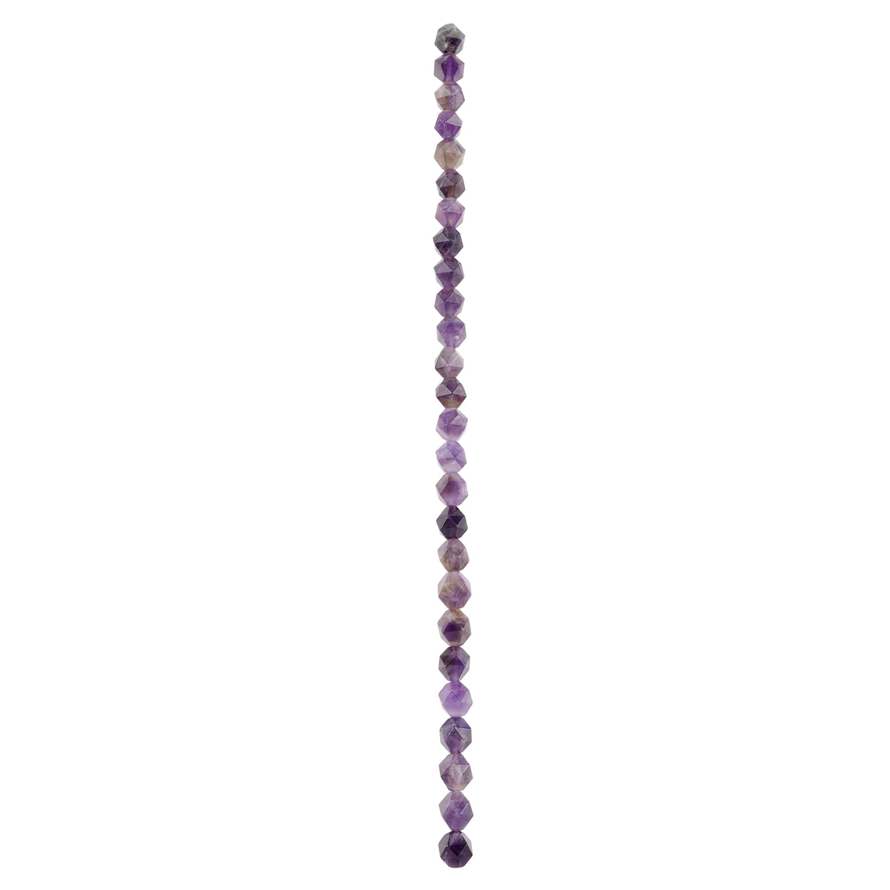 Amethyst Faceted Star Cut Beads, 10mm by Bead Landing&#x2122;