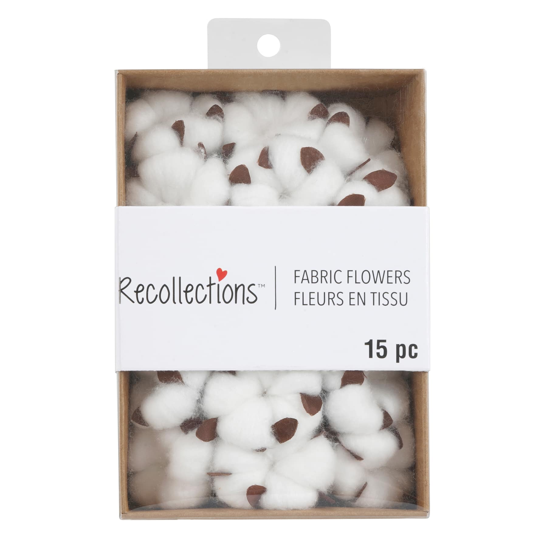 12 Packs: 15 ct. (180 total) Paper Cotton Embellishments by Recollections™
