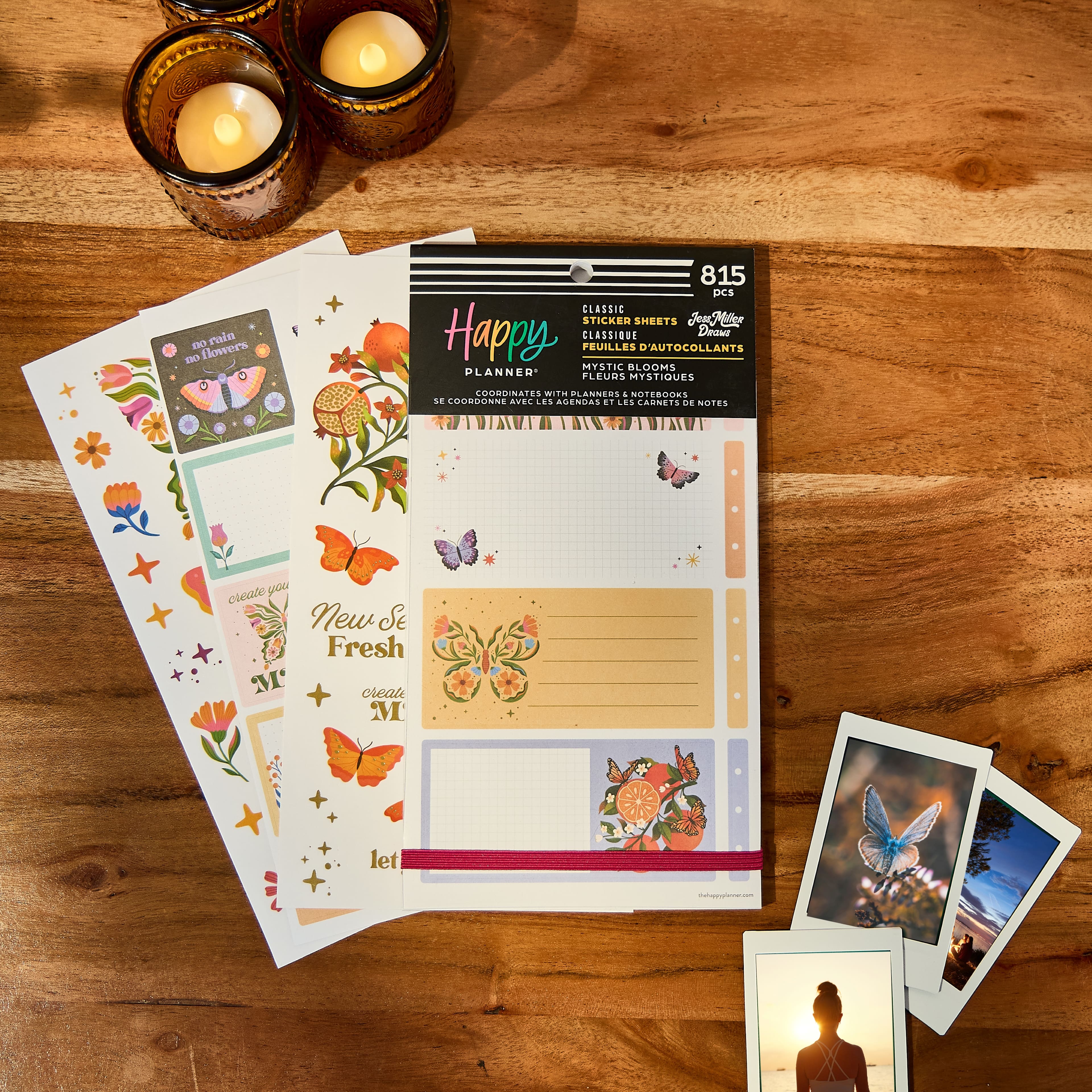 The Classic Happy Planner® Mystic Blooms Stickers