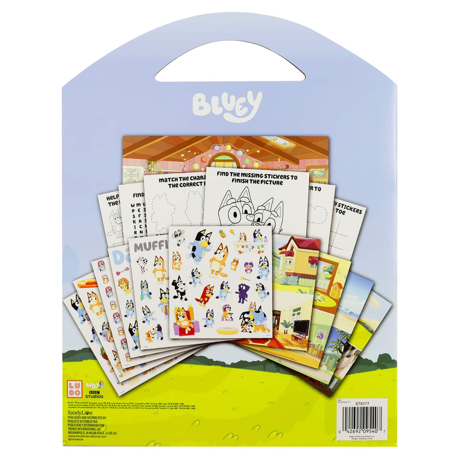 Bluey Grab &#x26; Go Sticker Activity Set