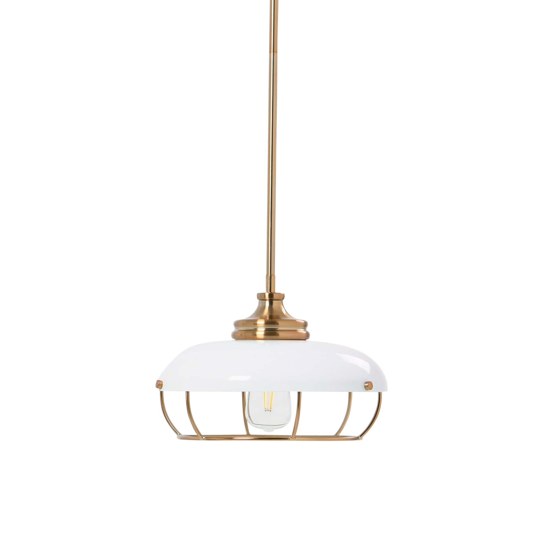 Hello Honey® Robert Stevenson Lighting Presley Caged Dome Metal Ceiling Light