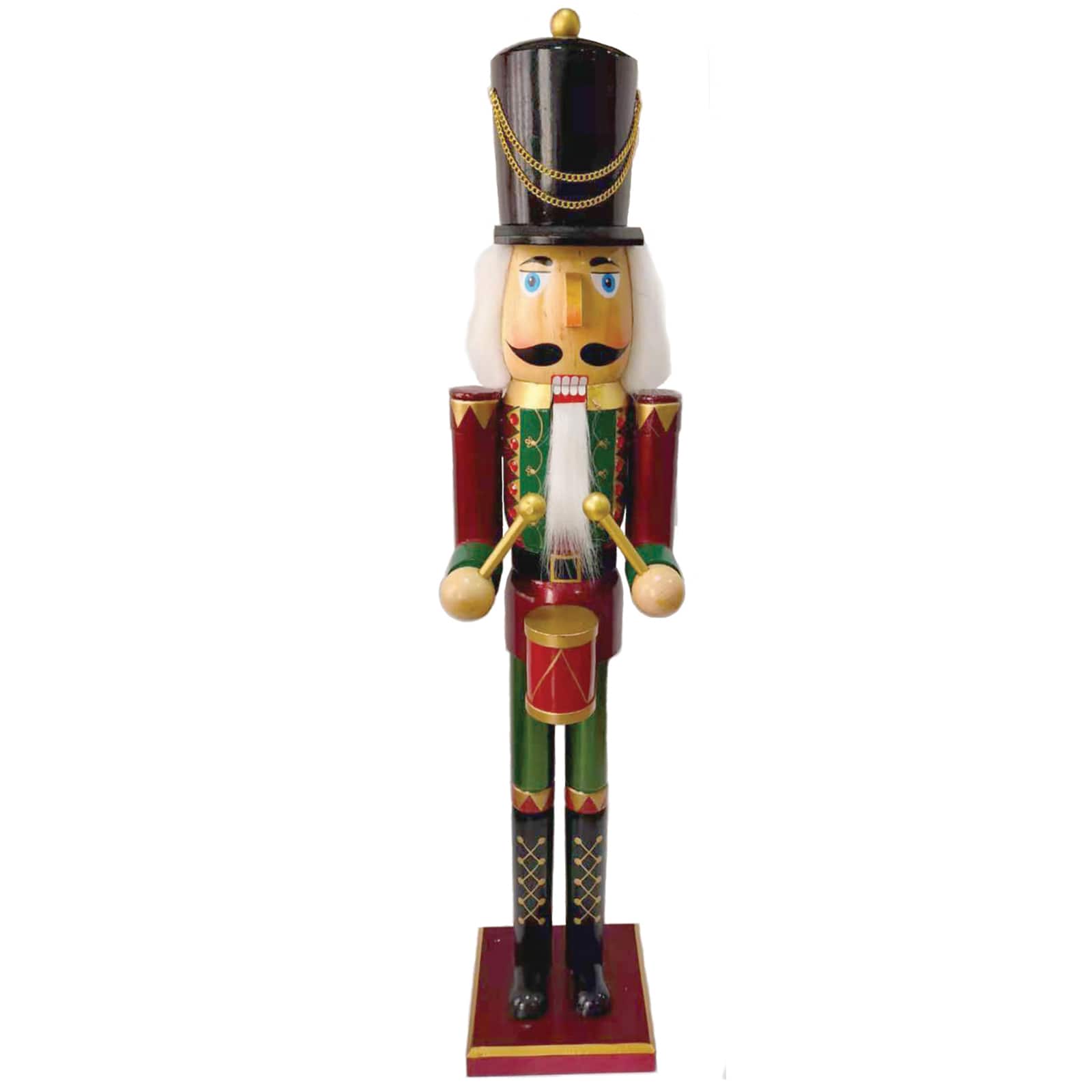 Santa's Workshop 36" Drummer Nutcracker