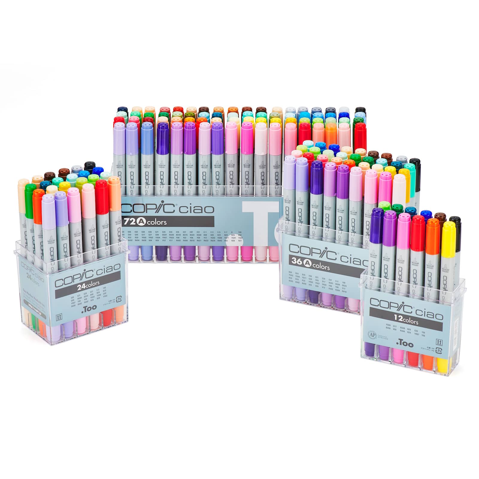 Copic® Ciao Marker Set, 24 Color Basic