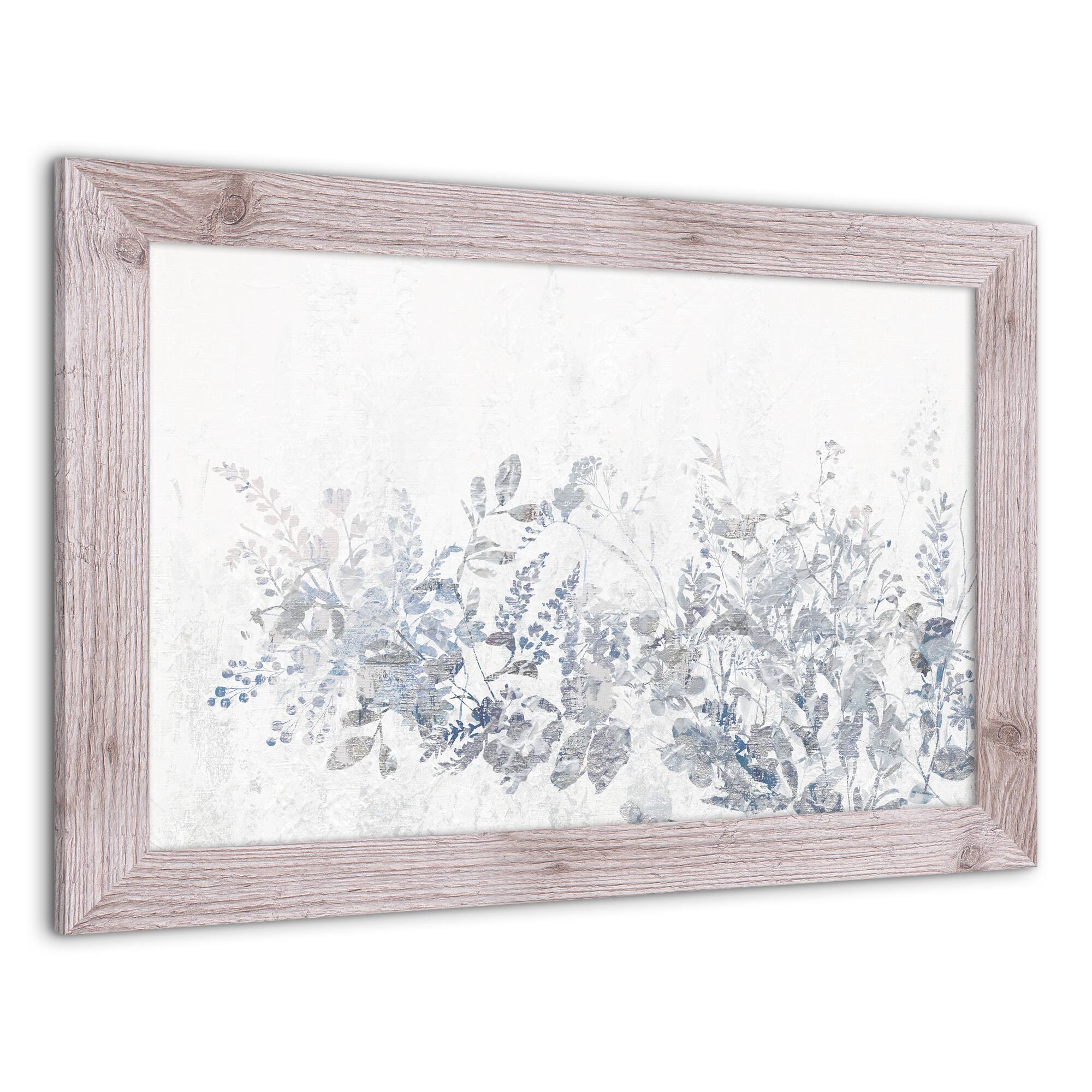 Shades of Blue Western Framed Print